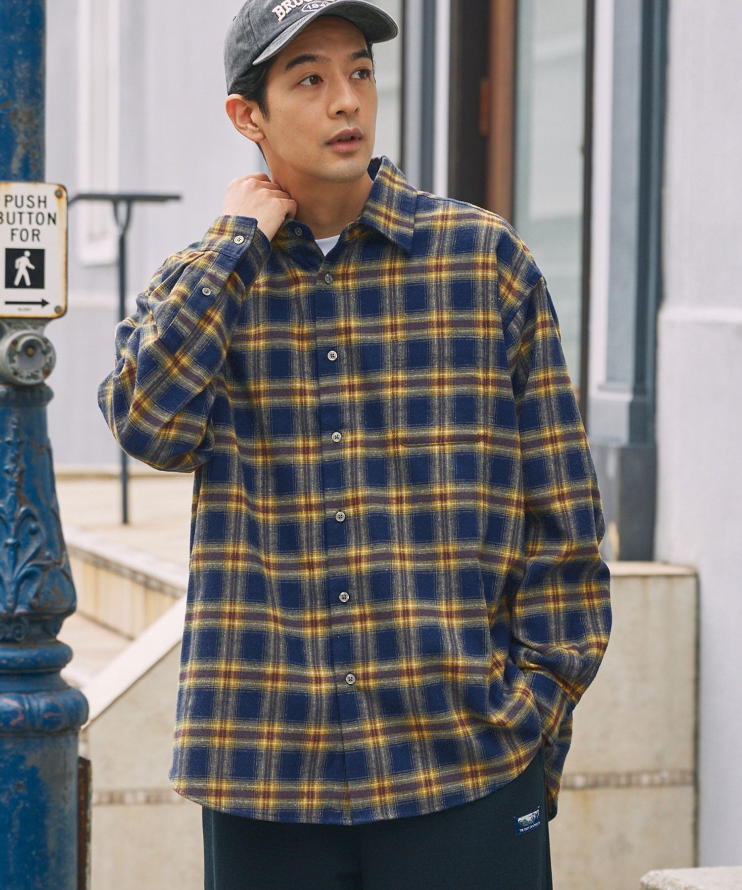 THE CRAFT CREW PRODUCTS / 保暖刷毛格紋長袖襯衫