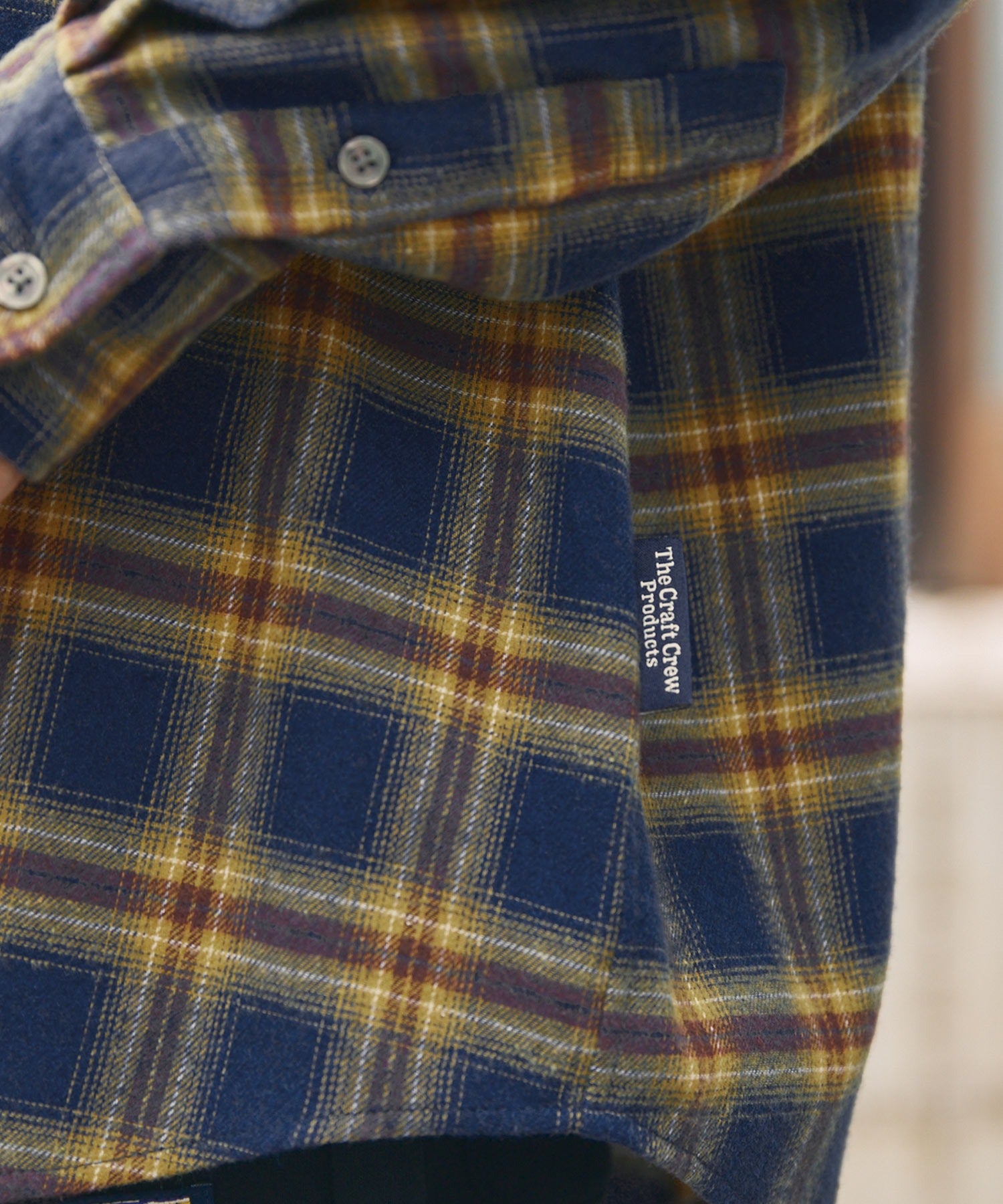 THE CRAFT CREW PRODUCTS / 保暖刷毛格紋長袖襯衫