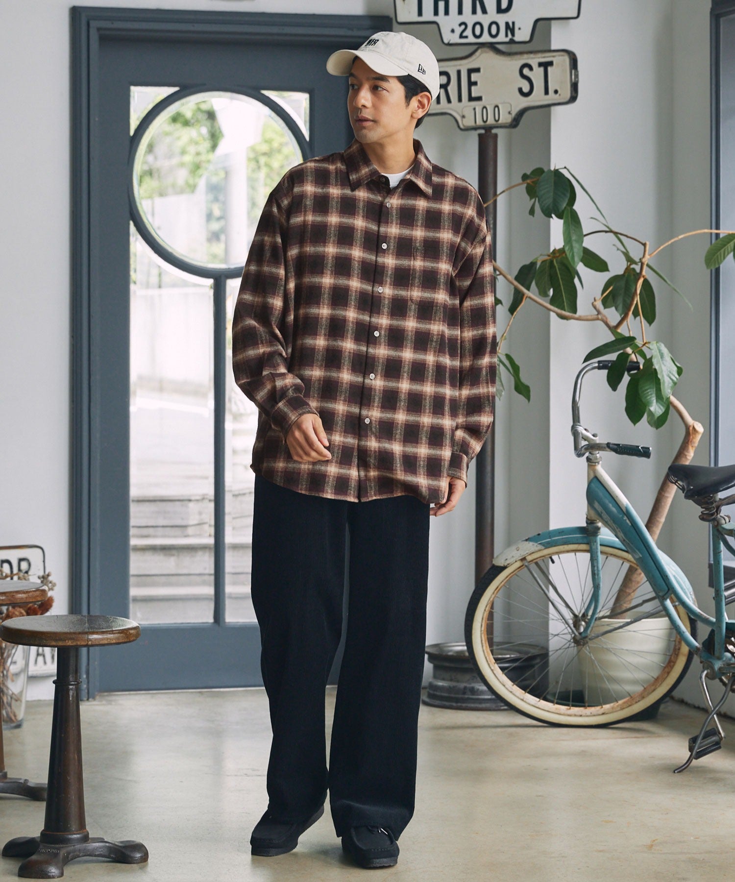 THE CRAFT CREW PRODUCTS / 保暖刷毛格紋長袖襯衫