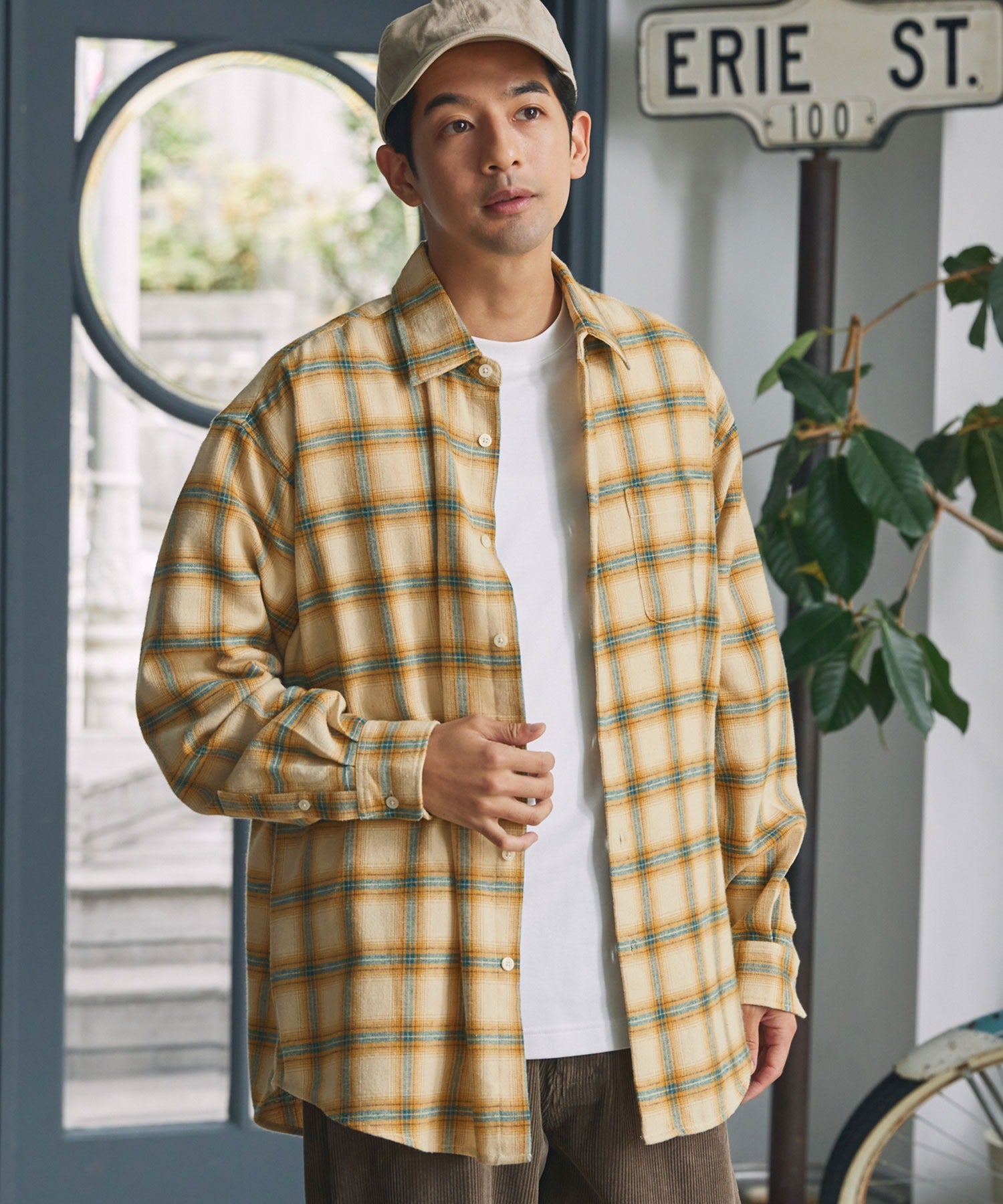 THE CRAFT CREW PRODUCTS / 保暖刷毛格紋長袖襯衫