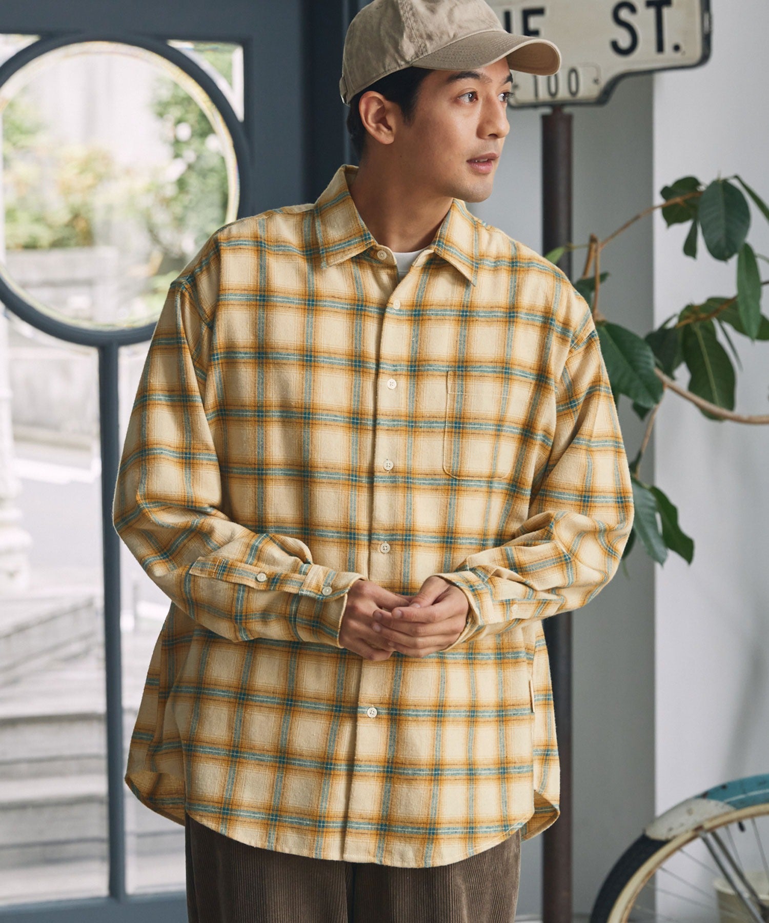 THE CRAFT CREW PRODUCTS / 保暖刷毛格紋長袖襯衫