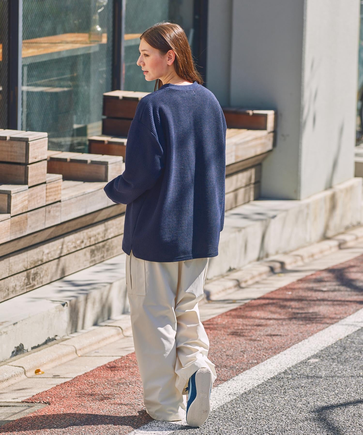 THE CRAFT CREW PRODUCTS / 機能抽繩 彈力 寬直筒 工作褲