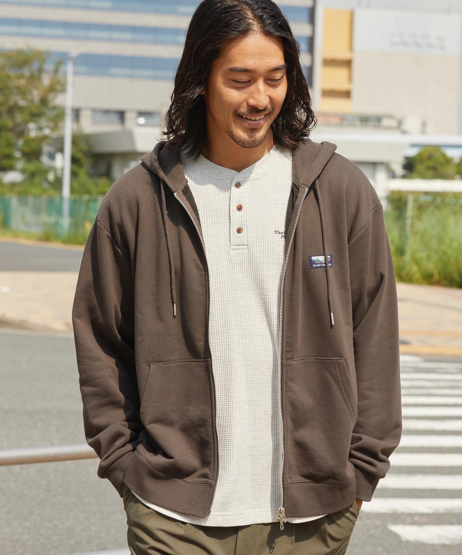 THE CRAFT CREW PRODUCTS / 重磅雙向拉鍊 抗菌防臭 連帽外套