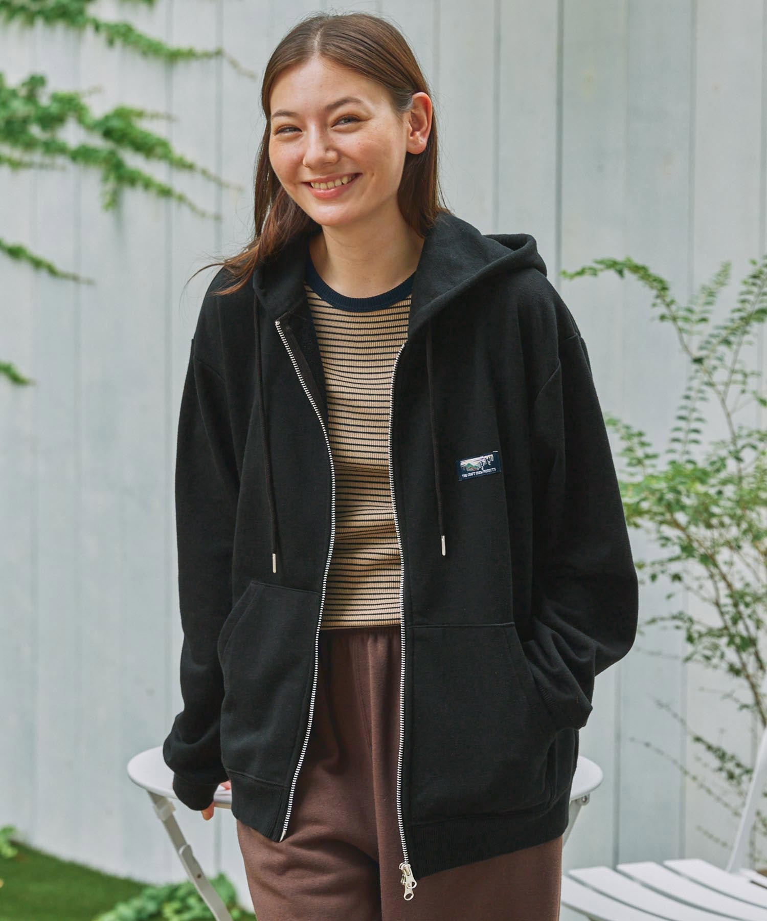 THE CRAFT CREW PRODUCTS / 重磅雙向拉鍊 抗菌防臭 連帽外套