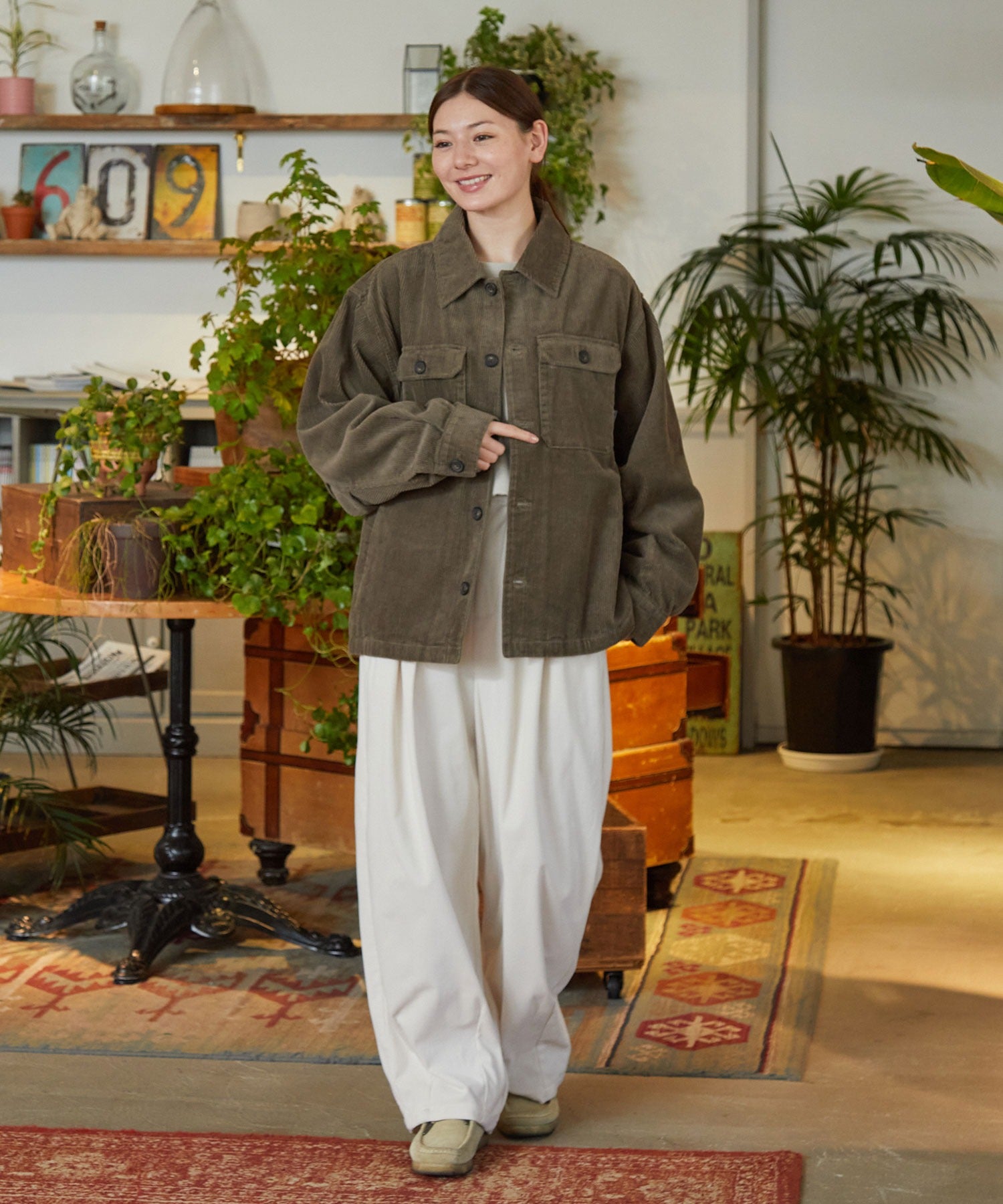 THE CRAFT CREW PRODUCTS / 燈芯絨  襯衫外套