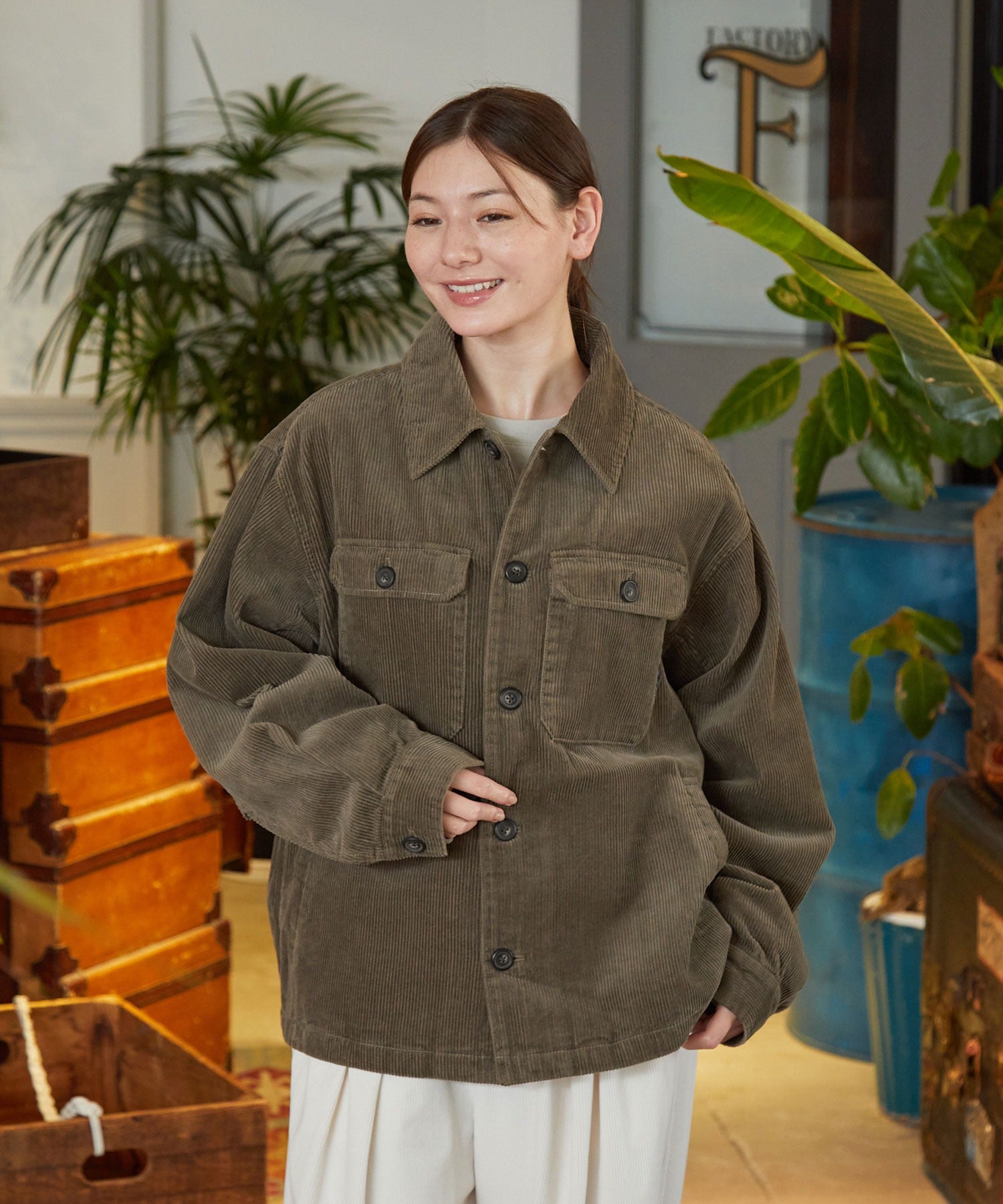 THE CRAFT CREW PRODUCTS / 燈芯絨  襯衫外套