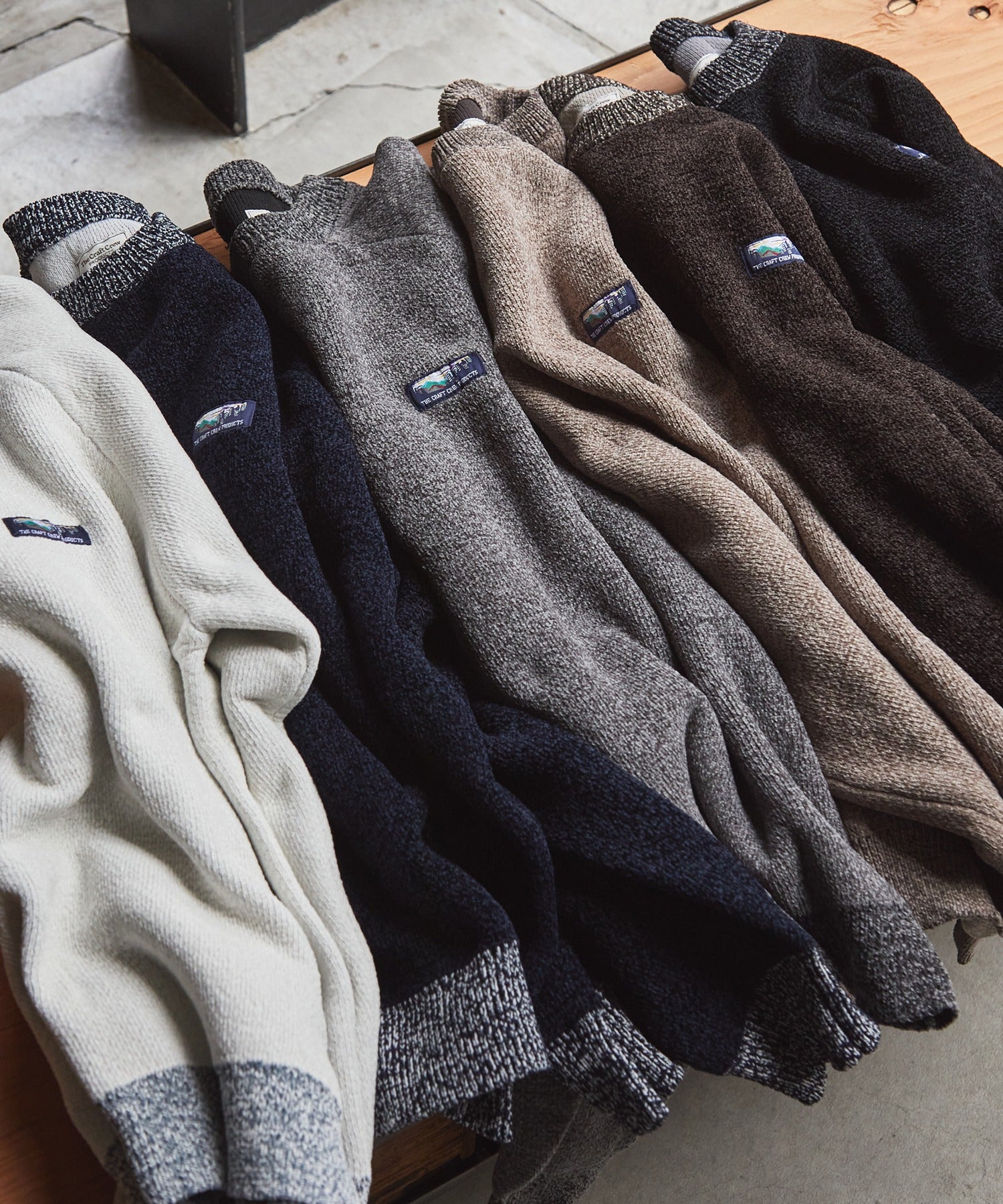 THE CRAFT CREW PRODUCTS / 拼接 針織衫