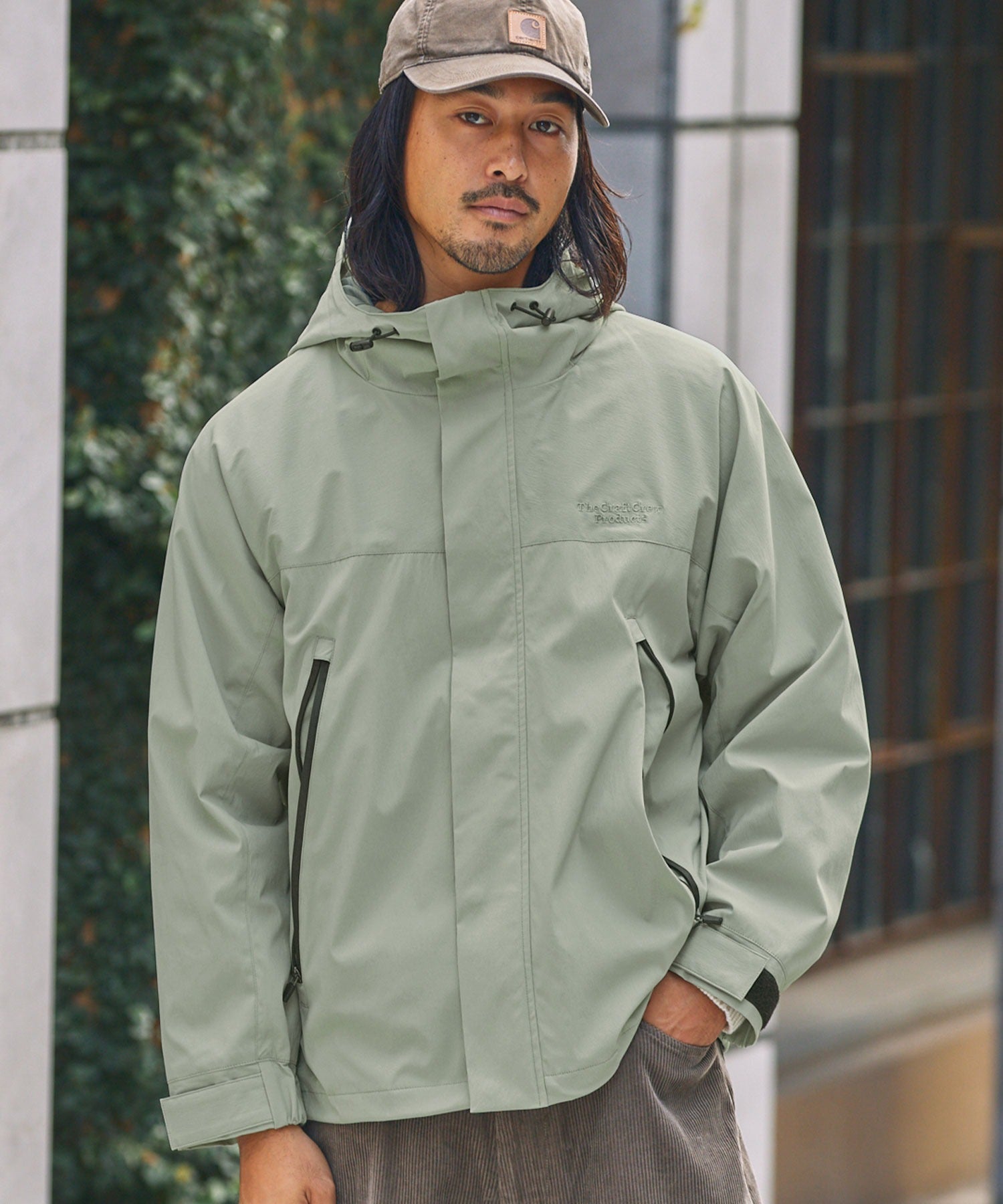 THE CRAFT CREW PRODUCTS / 尼龍 防潑水 抽繩 連帽外套