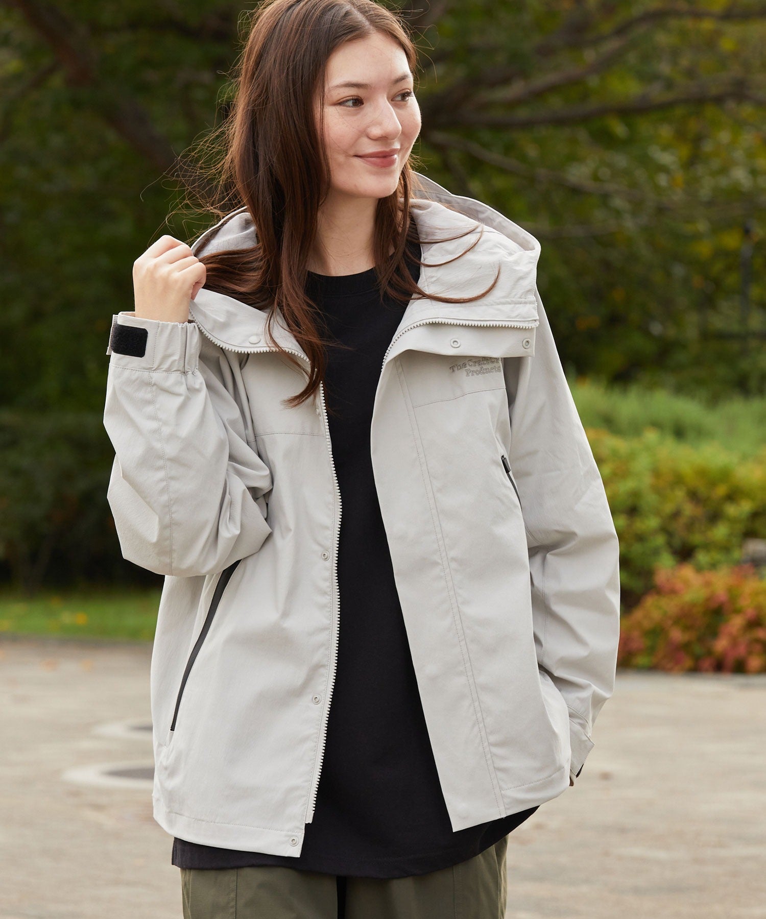 THE CRAFT CREW PRODUCTS / 尼龍 防潑水 抽繩 連帽外套