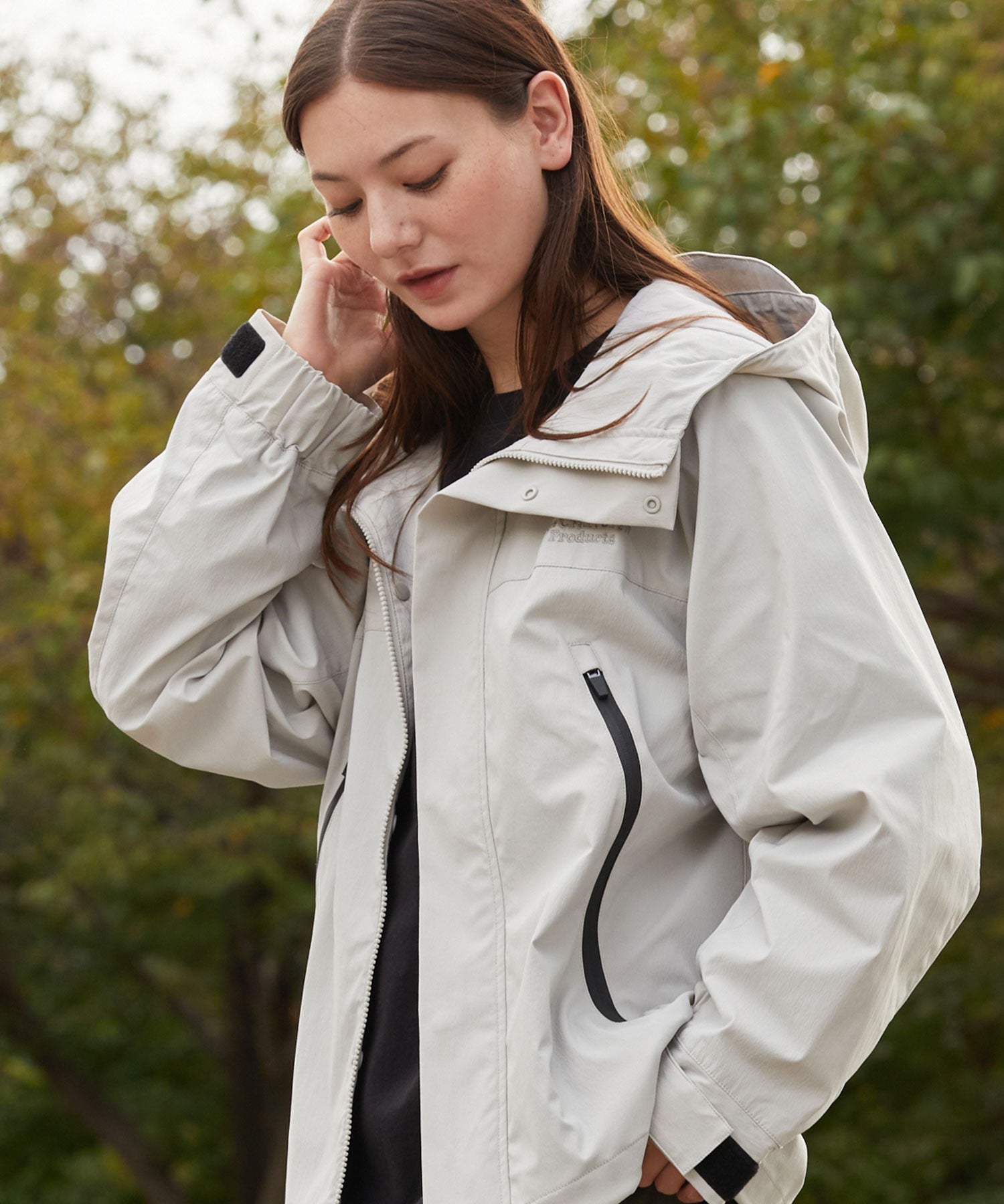 THE CRAFT CREW PRODUCTS / 尼龍 防潑水 抽繩 連帽外套