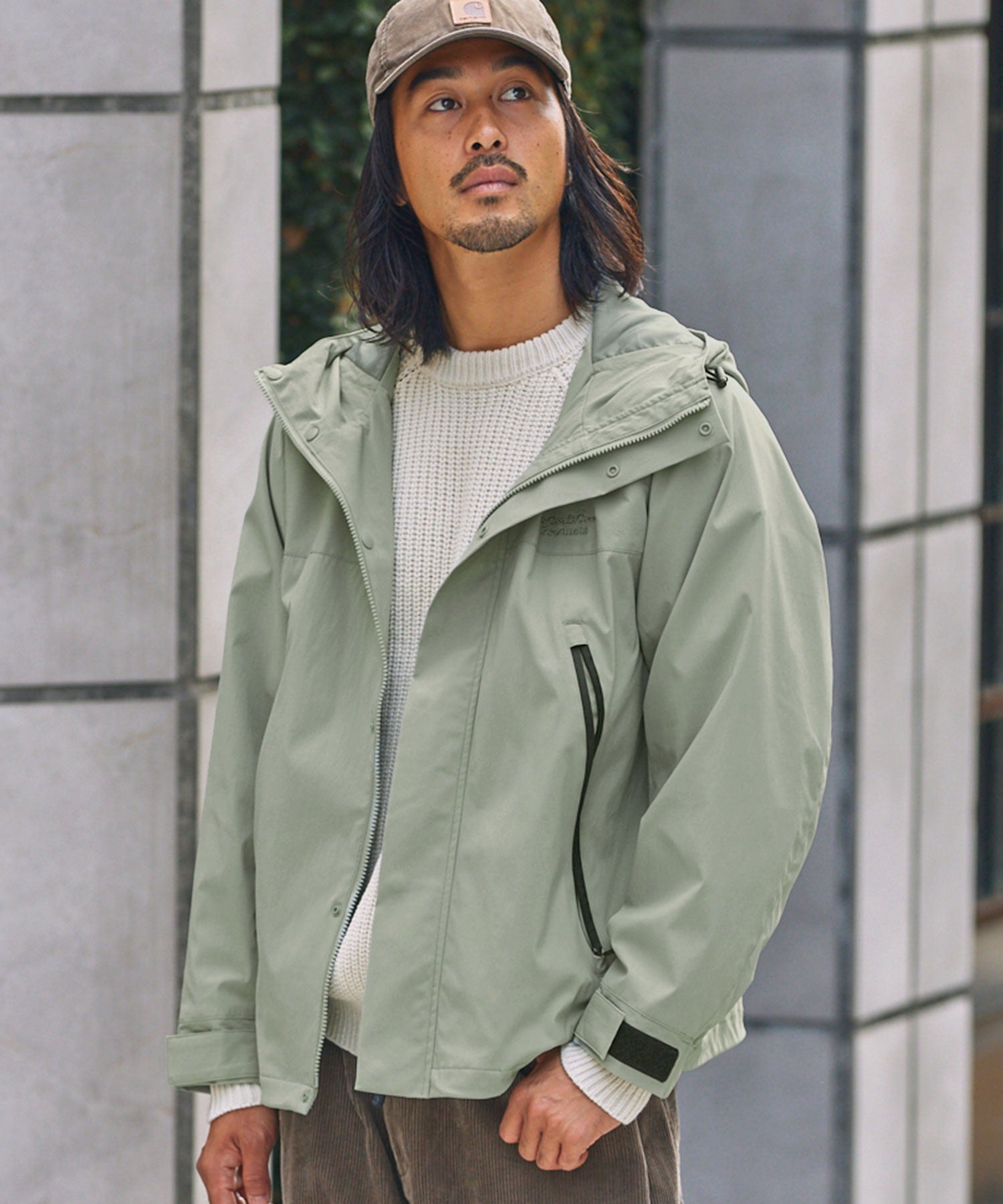 THE CRAFT CREW PRODUCTS / 尼龍 防潑水 抽繩 連帽外套