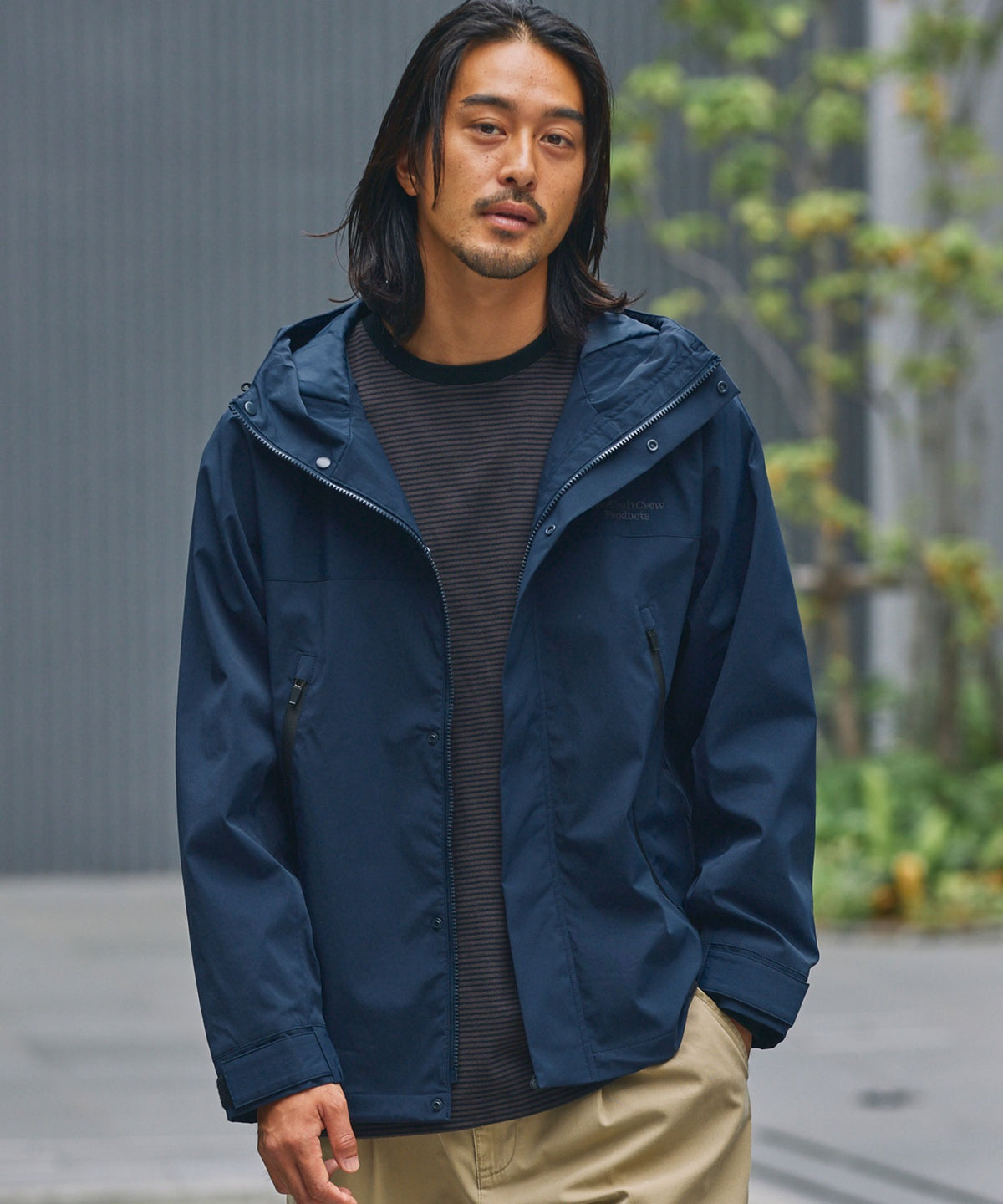 THE CRAFT CREW PRODUCTS / 防撥水 彈性抽繩 山系連帽外套