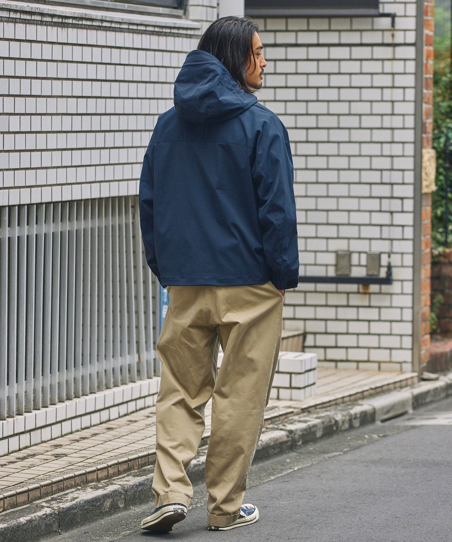 THE CRAFT CREW PRODUCTS / 尼龍 防潑水 抽繩 連帽外套