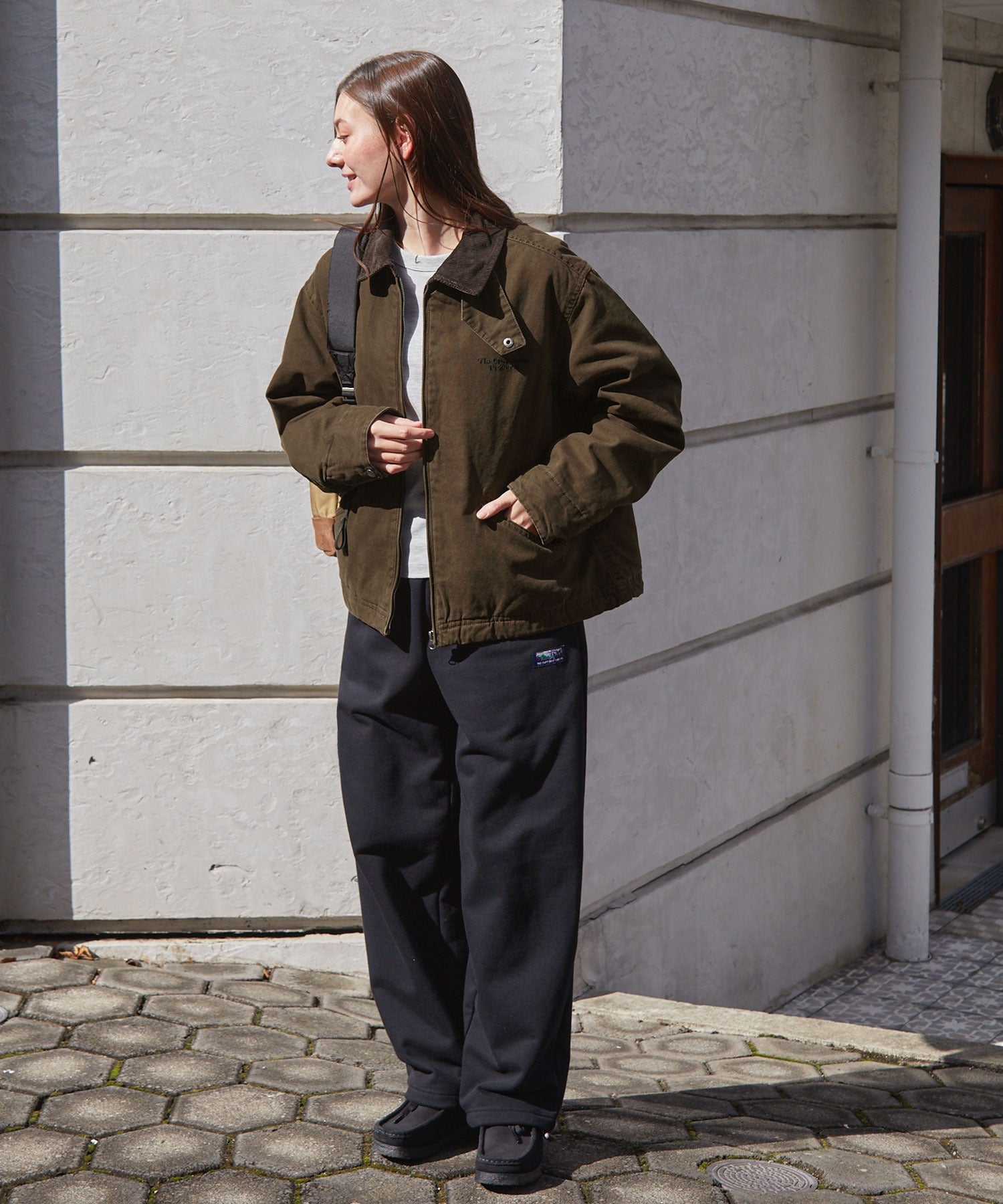 THE CRAFT CREW PRODUCTS / 仿舊水洗 兩用立領束口 中棉 外套