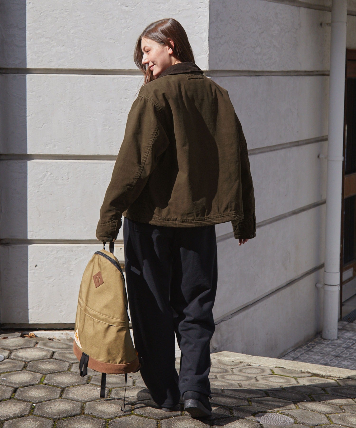 THE CRAFT CREW PRODUCTS / 仿舊水洗 兩用立領束口 中棉 外套