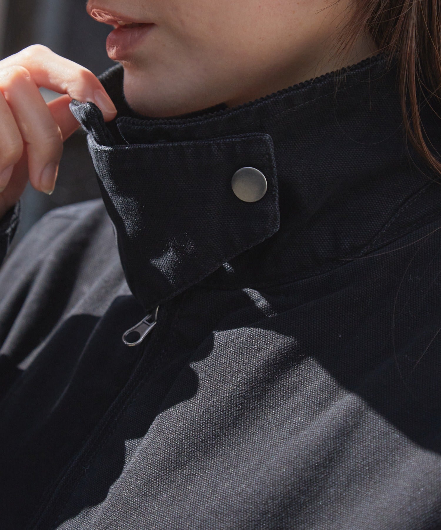 THE CRAFT CREW PRODUCTS / 仿舊水洗 兩用立領束口 中棉 外套