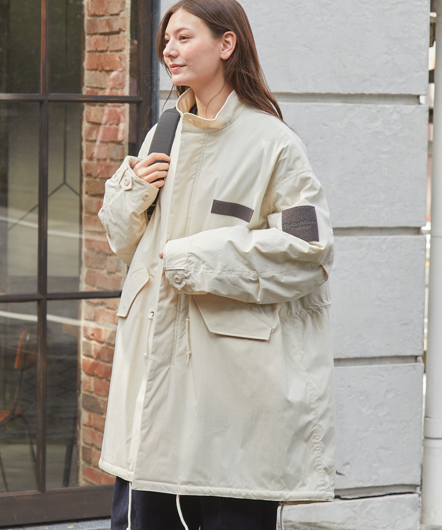 THE CRAFT CREW PRODUCTS / 防潑水尼龍 中綿 長版外套