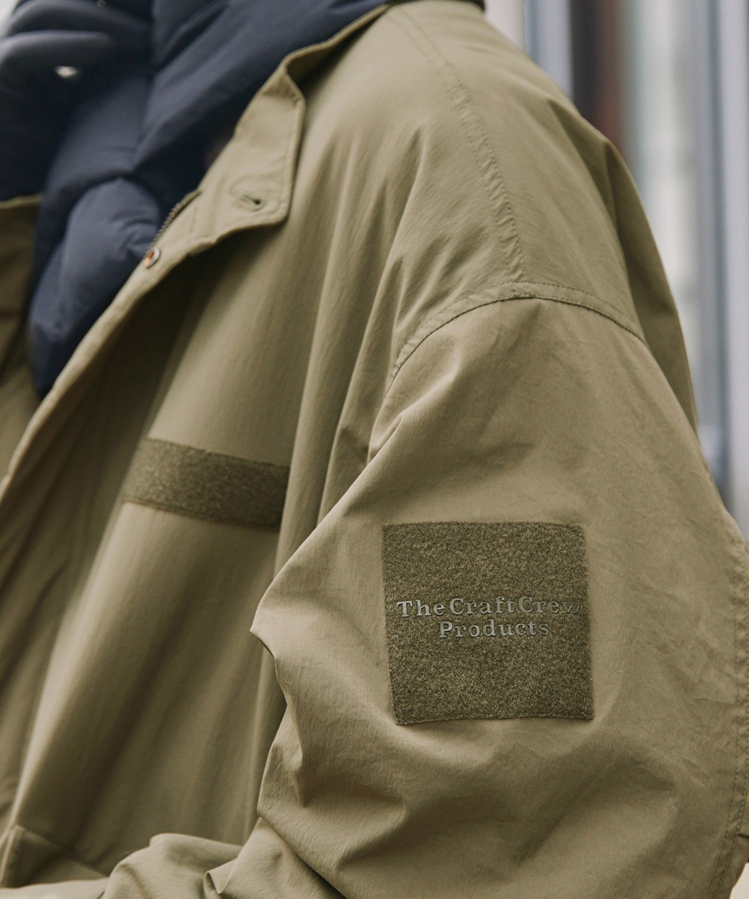 THE CRAFT CREW PRODUCTS / 防潑水尼龍 中綿 長版外套