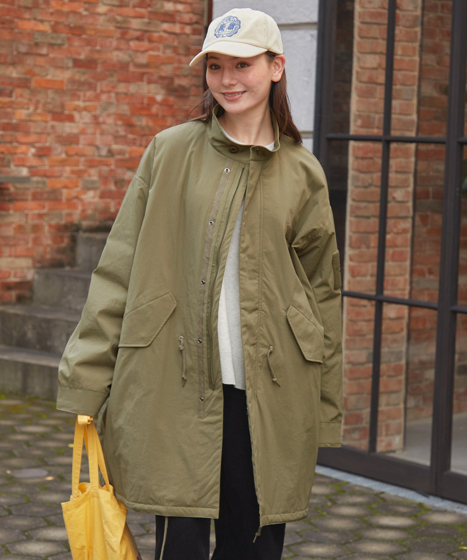 THE CRAFT CREW PRODUCTS / 防潑水尼龍 中綿 長版外套