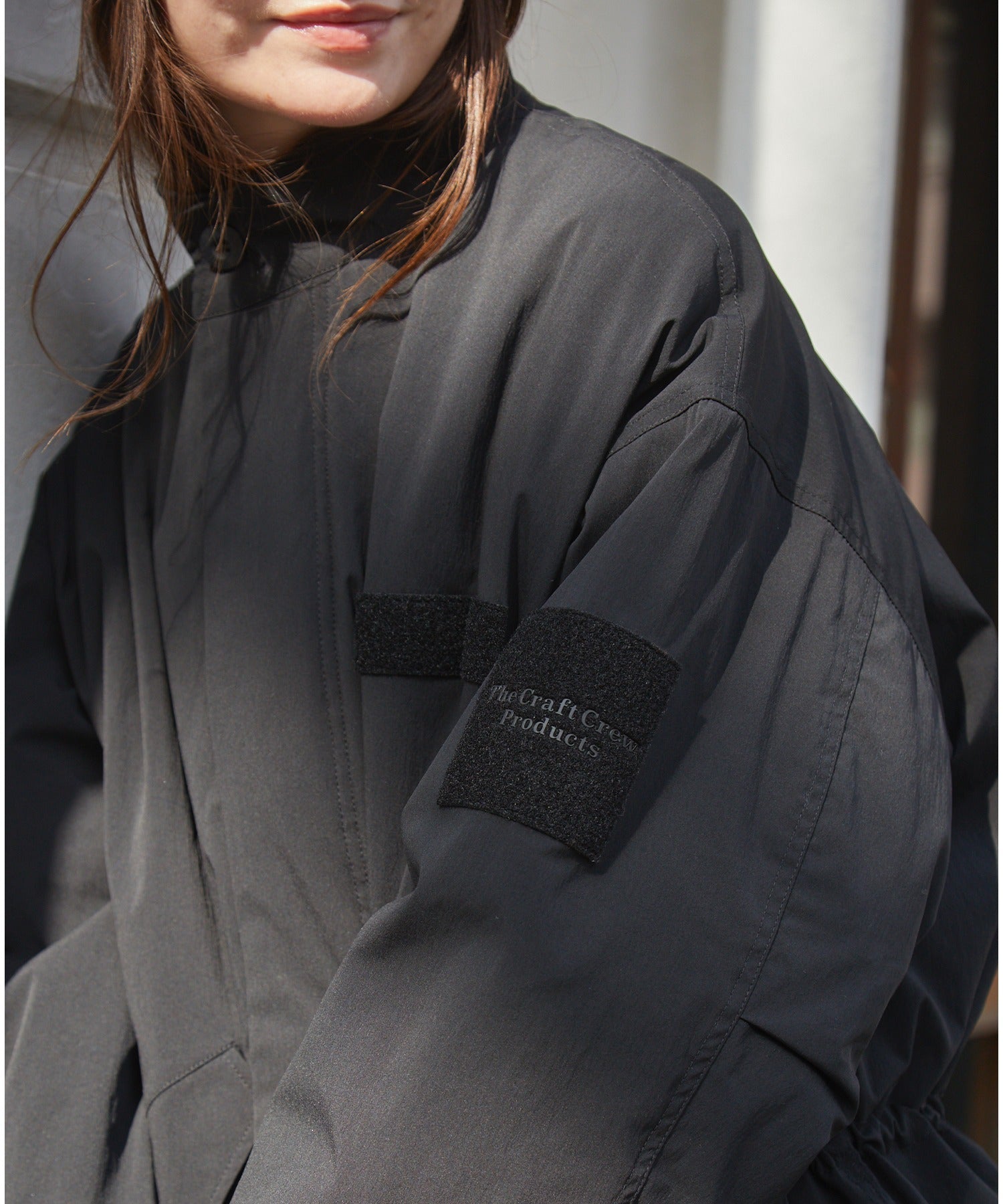 THE CRAFT CREW PRODUCTS / 防潑水尼龍 中綿 長版外套