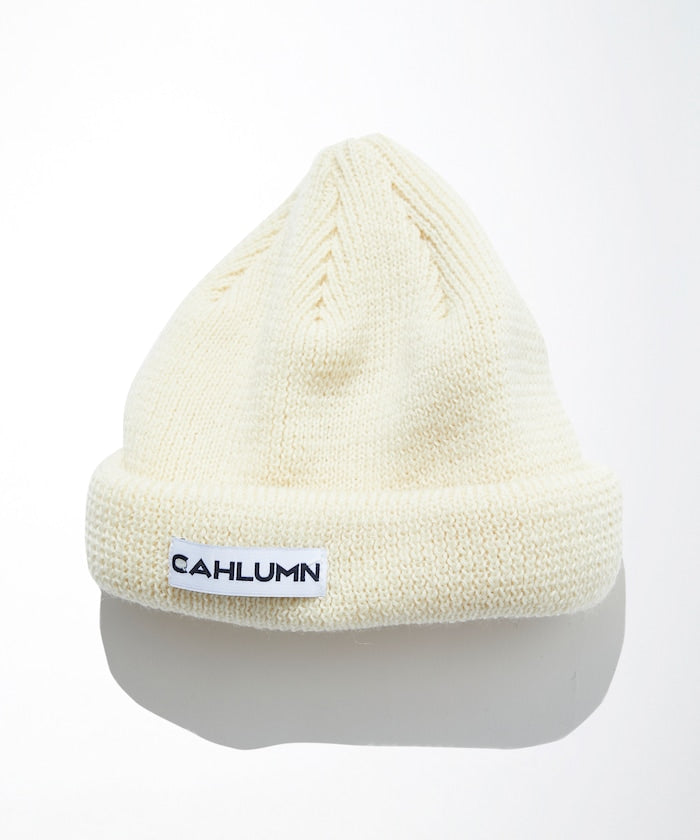 CAHLUMN Wool Rib Beanie / 羊毛羅紋針織帽