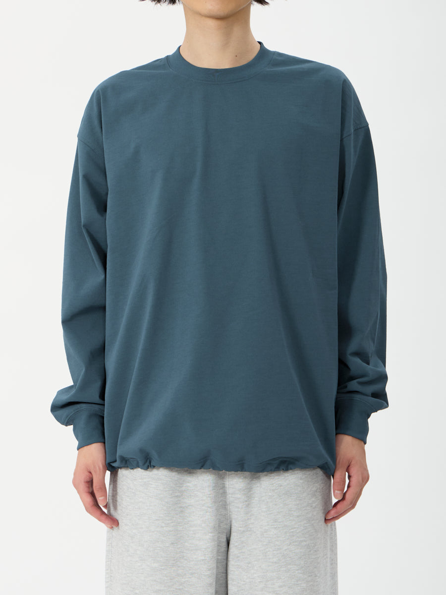 DAIWA PIER39 / TECH DRAWSTRING TEE L/S 抽繩厚磅長袖T恤(26AW)