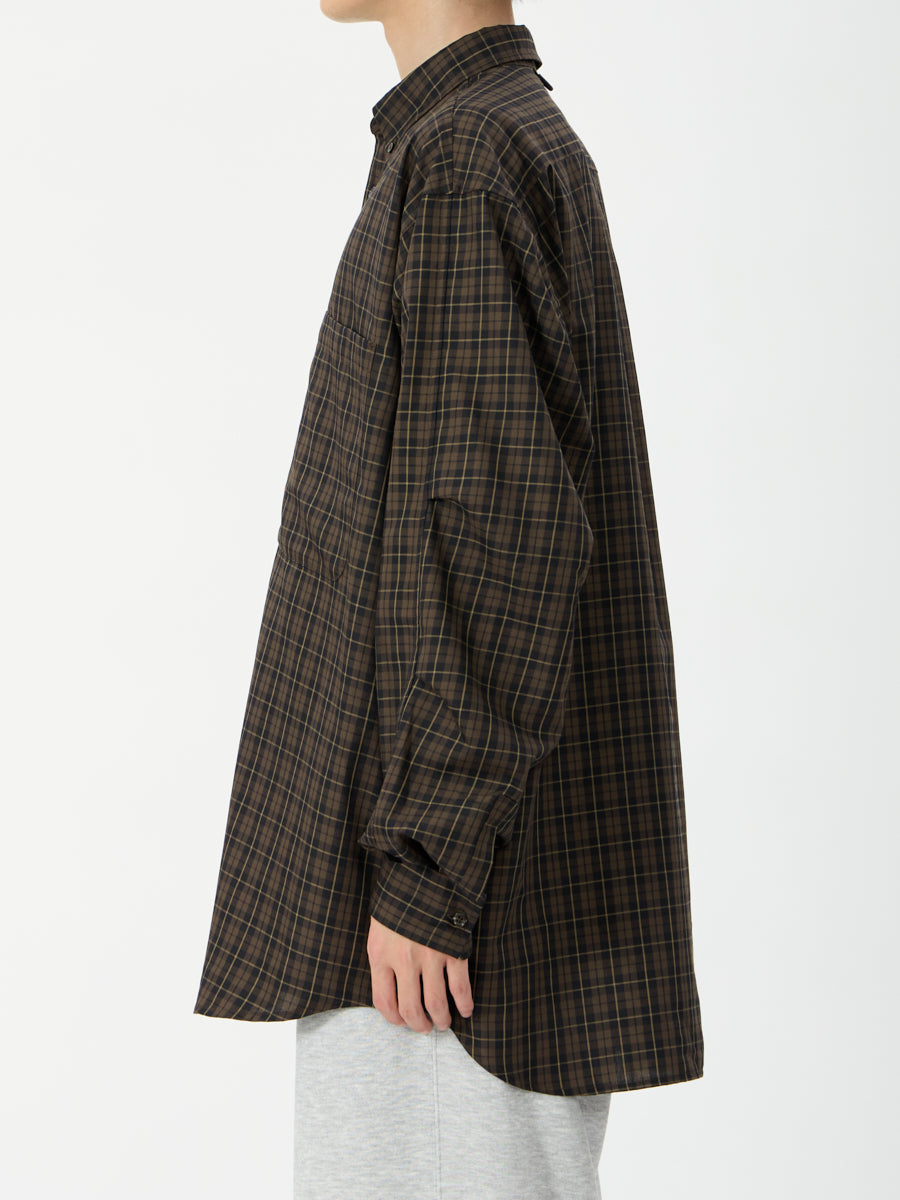 DAIWA PIER39 / TECH BUTTON DOWN SHIRT L/S PLAIDS 格紋鈕扣領長袖襯衫(26AW)
