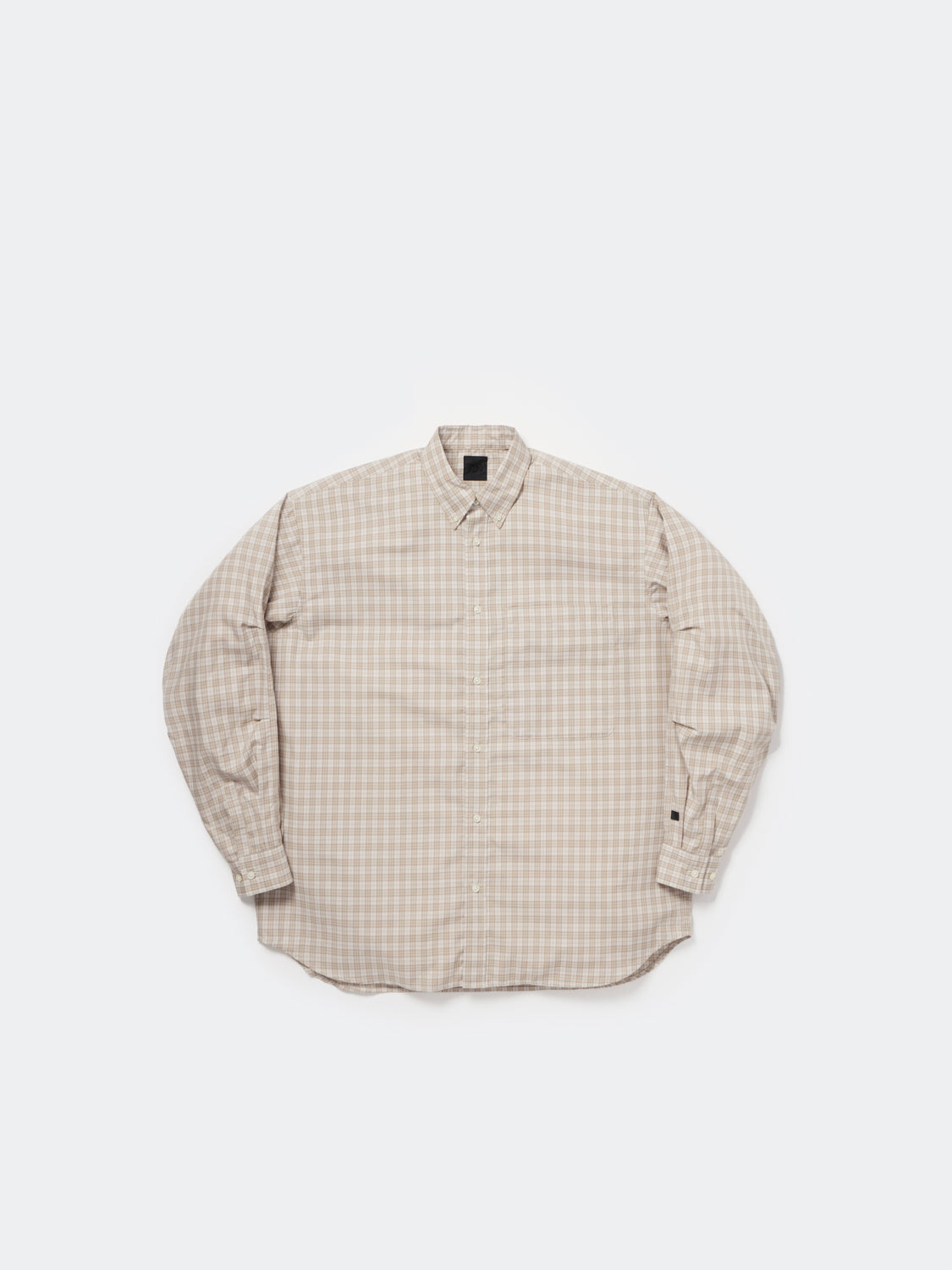 DAIWA PIER39 TECH BUTTON DOWN SHIRT L/S GREN PLAID / 機能格紋寬版長袖襯衫