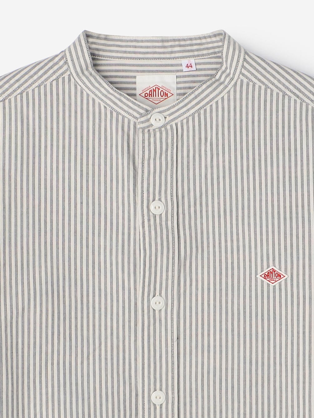 DANTON / 經典長袖無領襯衫