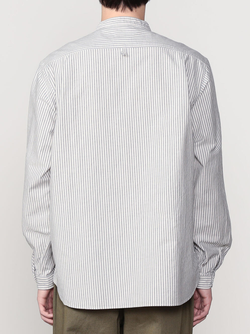 DANTON / 經典長袖無領襯衫