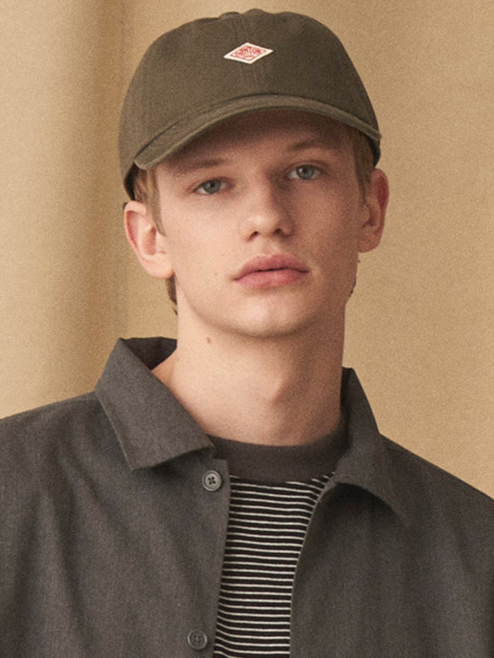 DANTON / 棉質斜紋6片式老帽