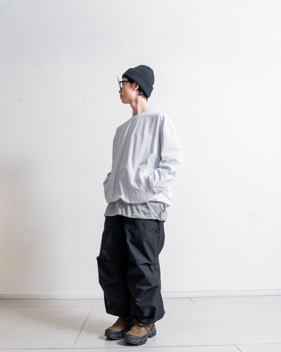 +phenix DRAWSTRING LONG SLEEVE TEE / 抽繩下擺機能長袖T恤