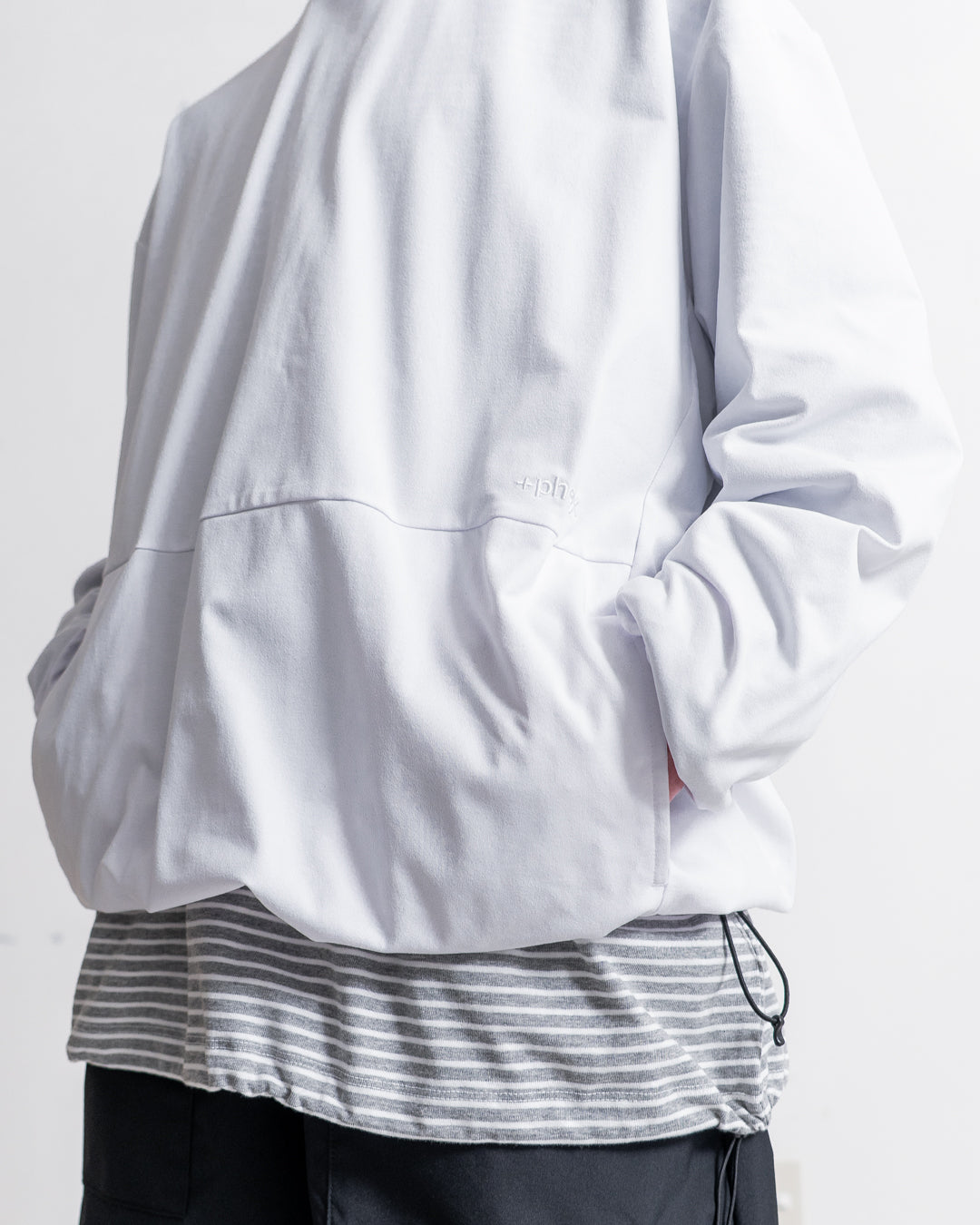 +phenix DRAWSTRING LONG SLEEVE TEE / 抽繩下擺機能長袖T恤