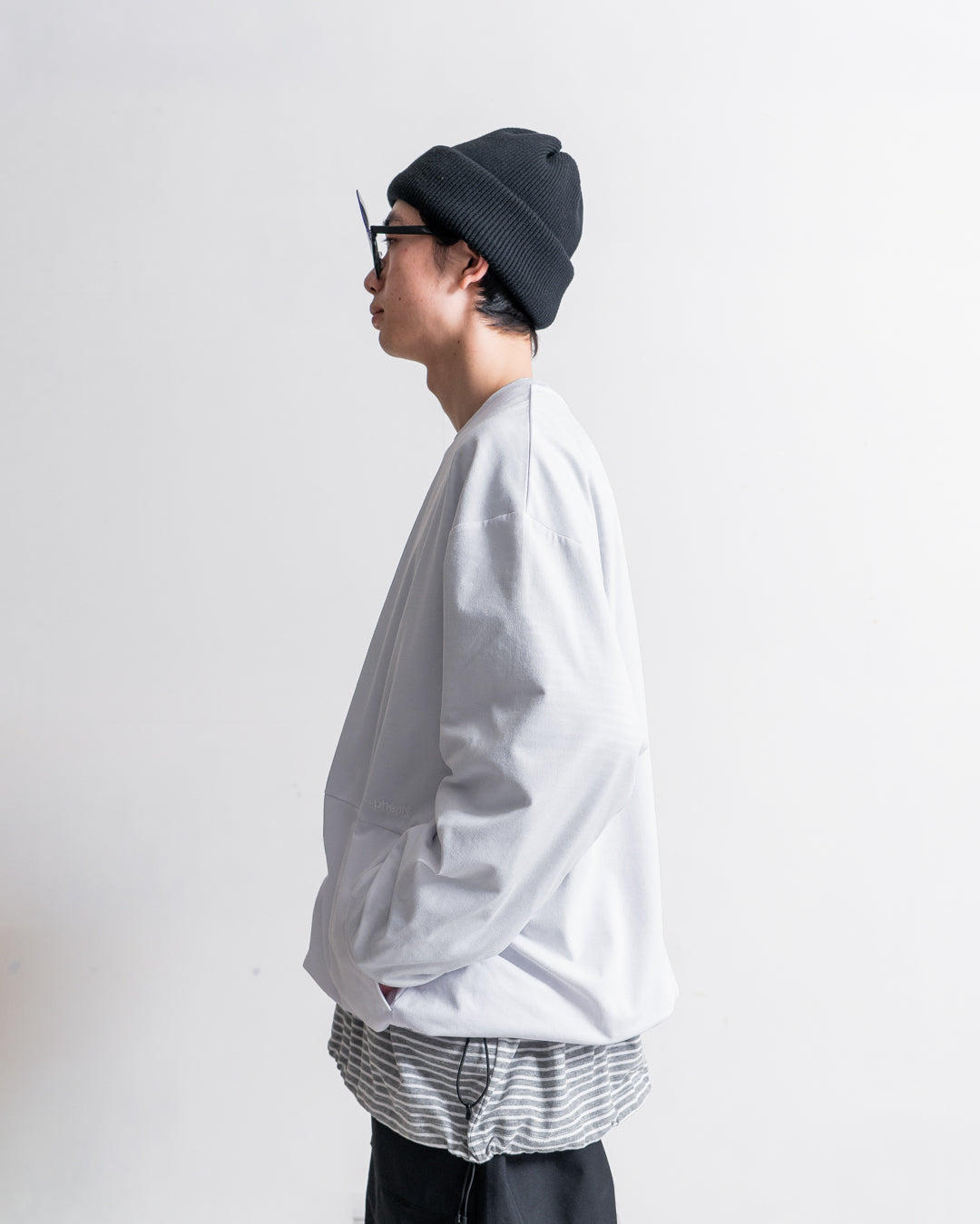 +phenix DRAWSTRING LONG SLEEVE TEE / 抽繩下擺機能長袖T恤