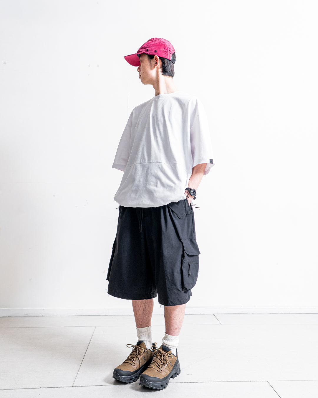 +phenix DRAWSTRING SHORT SLEEVE TEE / 抽繩下擺機能短袖T恤
