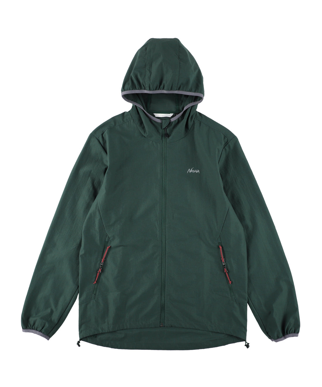 NANGA DotAir® COMFY ZIP PARKA / 透氣輕量 DotAir® 機能拉鍊連帽外套