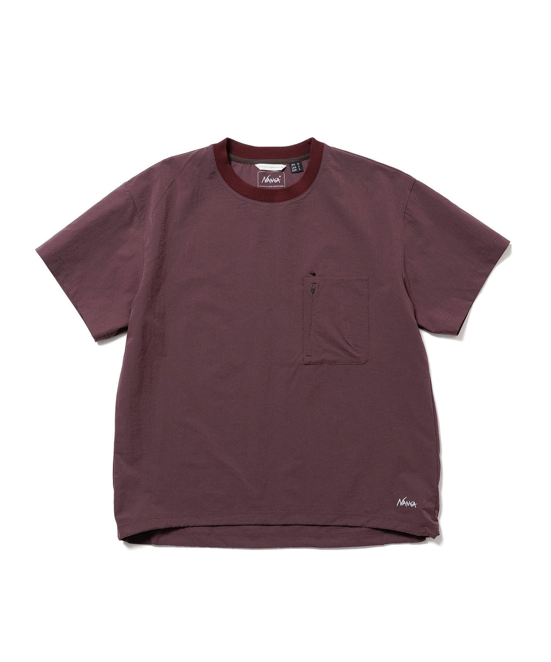 NANGA DotAir® COMFY TEE(UNISEX) / 高透氣機能 短袖T恤