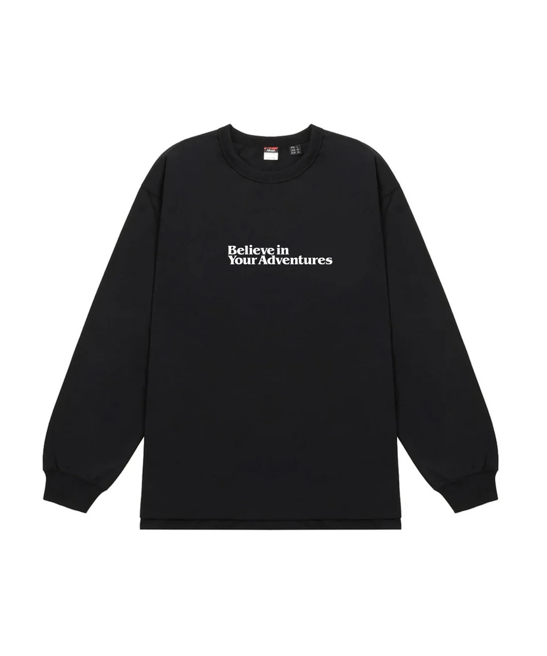 NANGA / ECO HYBRID MESSAGE L/S TEE 再生棉刺繡標語長袖T恤