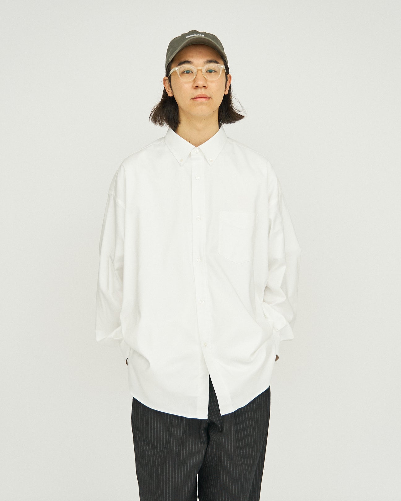 FreshService DRY OXFORD CORPORATE L/S B.D. SHIRT / 牛津B.D.襯衫