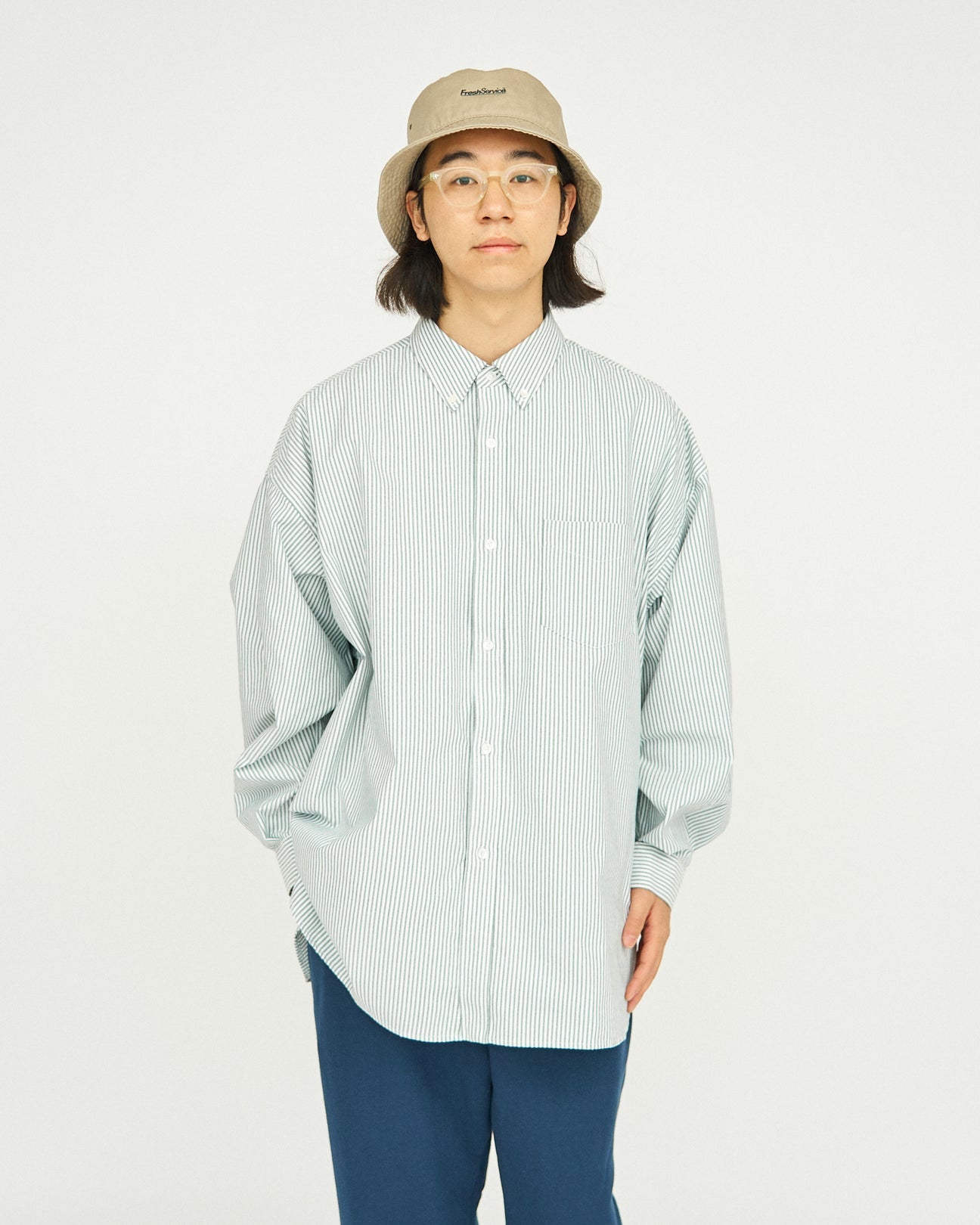 FreshService DRY OXFORD CORPORATE L/S B.D. SHIRT / 牛津B.D.襯衫
