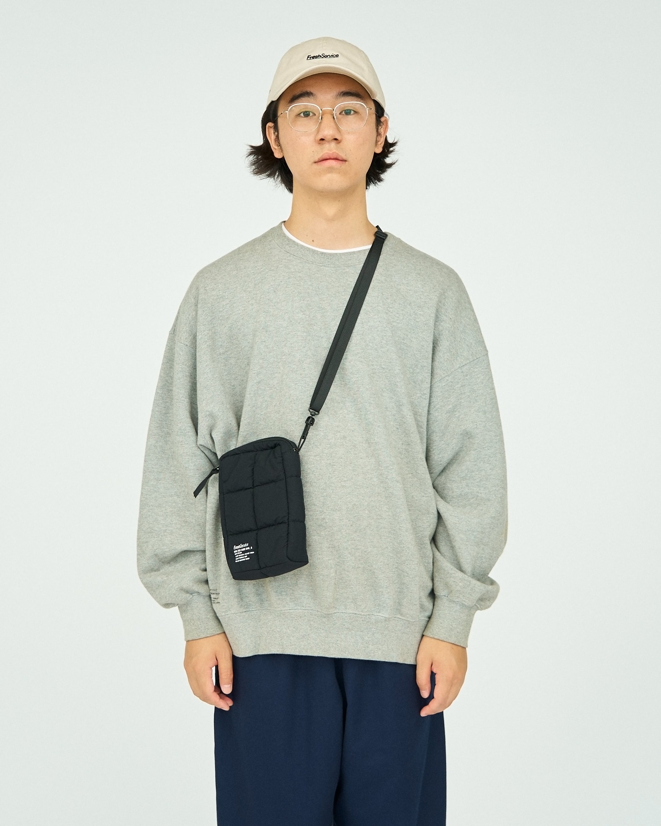 FreshService QUILTED CUBE BAG_S / 立體絎縫立方尼龍肩背包 (小)
