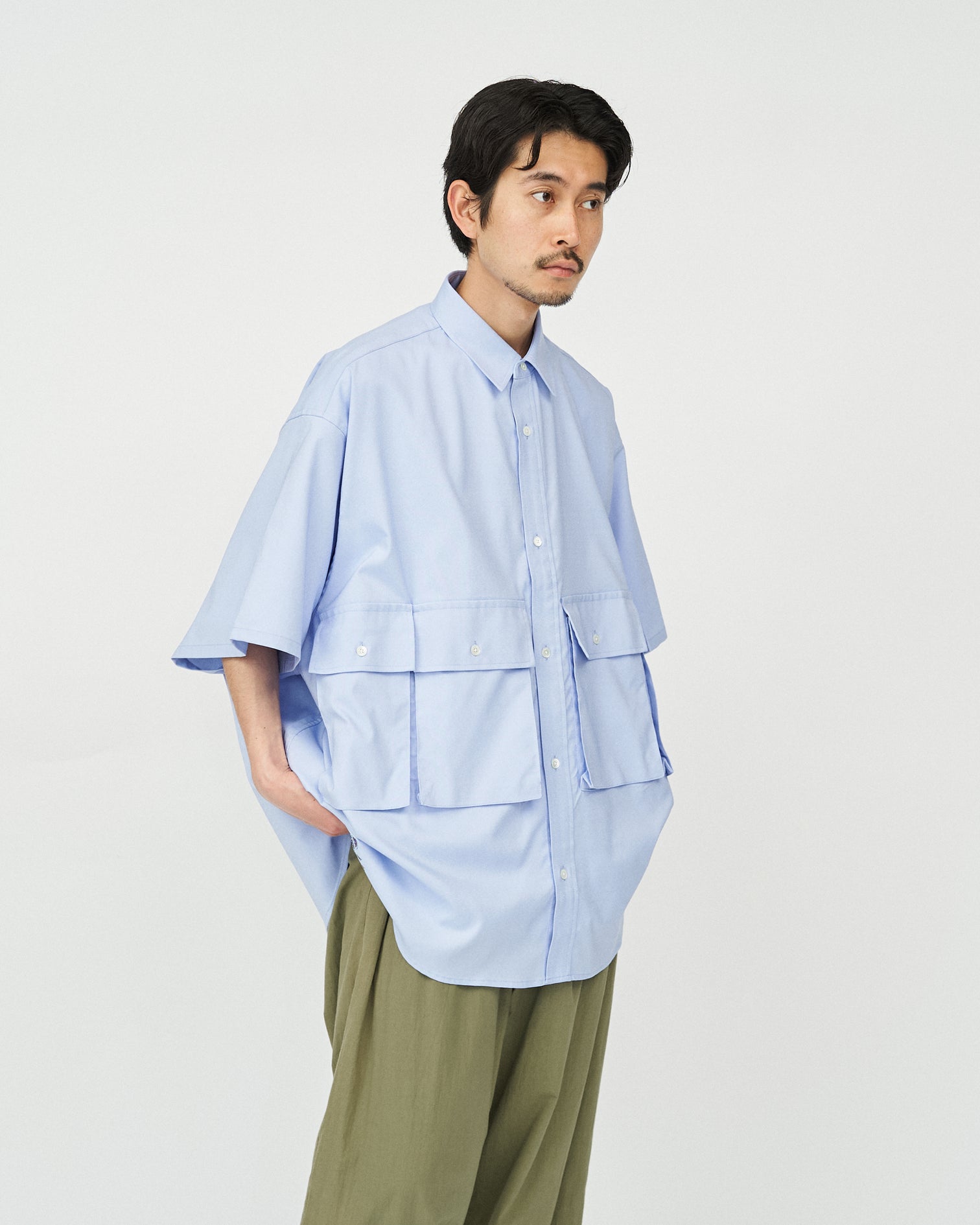 FreshService DRY OXFORD FLAP POCKET S/S SHIRT / 口袋 短襯衫