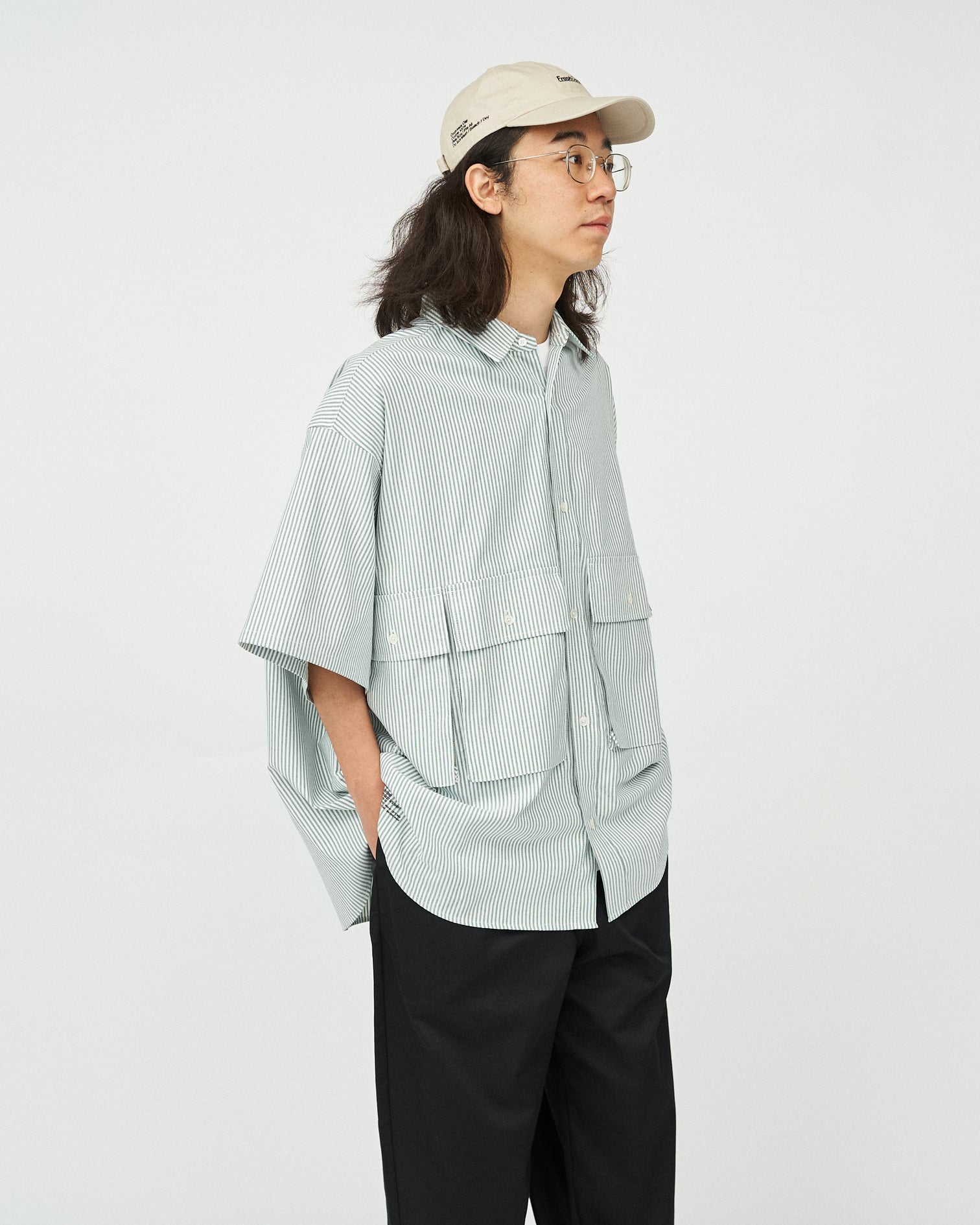 FreshService DRY OXFORD FLAP POCKET S/S SHIRT / 口袋 短襯衫