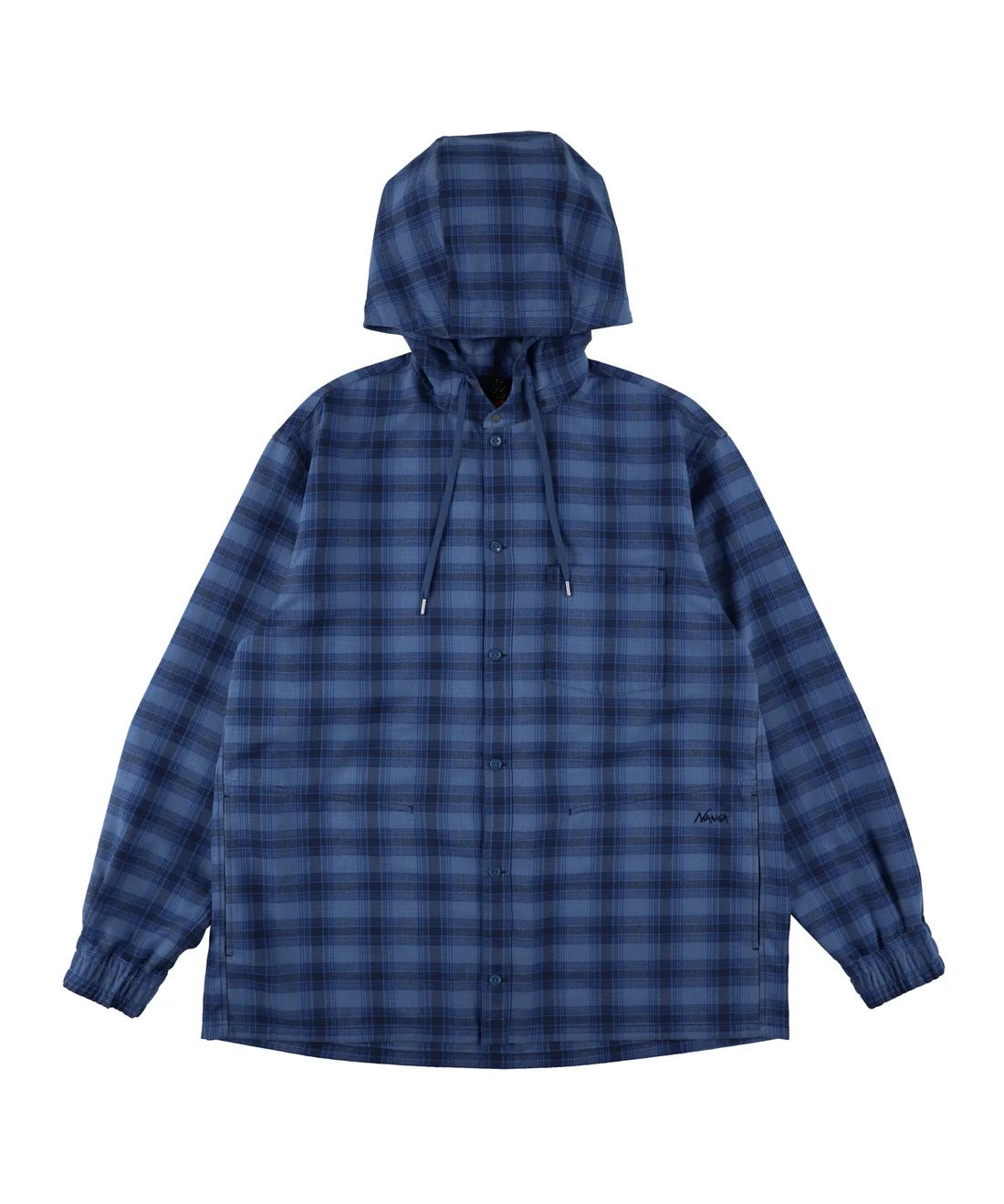 NANGA / GRID TARTAN FIELD HOOD SHIRT 格紋機能連帽野外襯衫