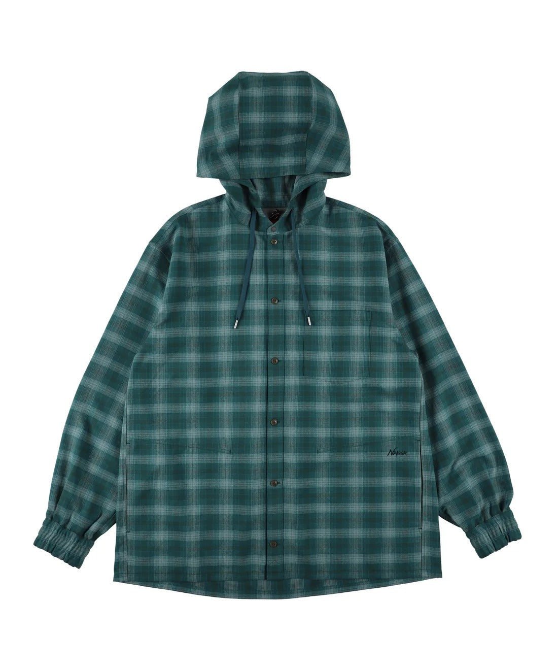NANGA / GRID TARTAN FIELD HOOD SHIRT 格紋機能連帽野外襯衫