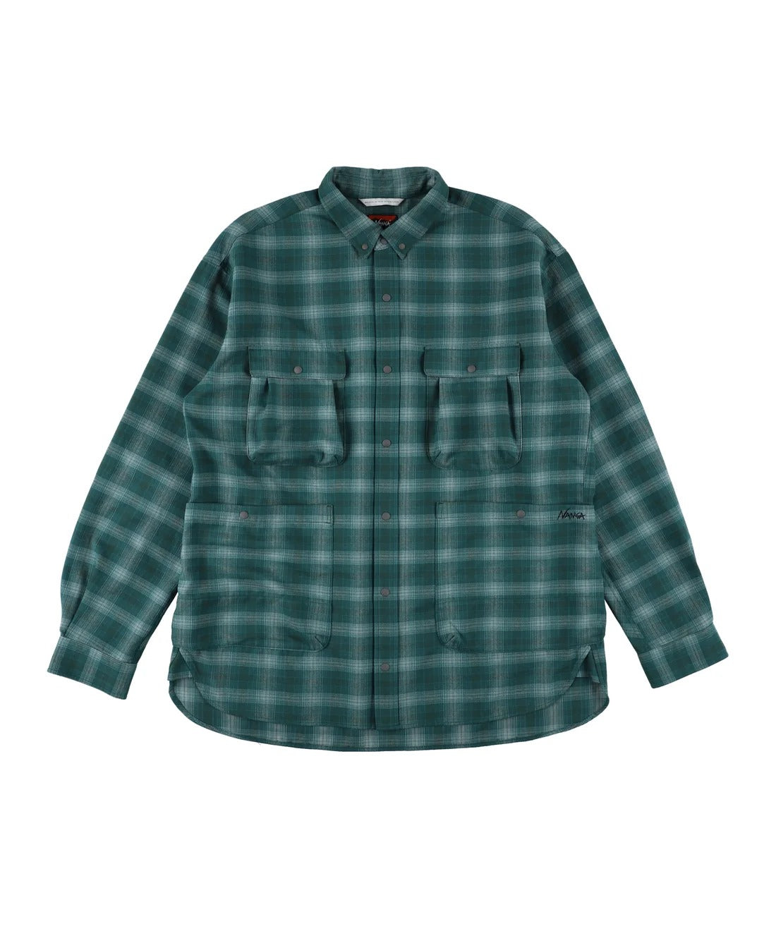 NANGA / GRID TARTAN CAMP SHIRT 格紋機能露營襯衫