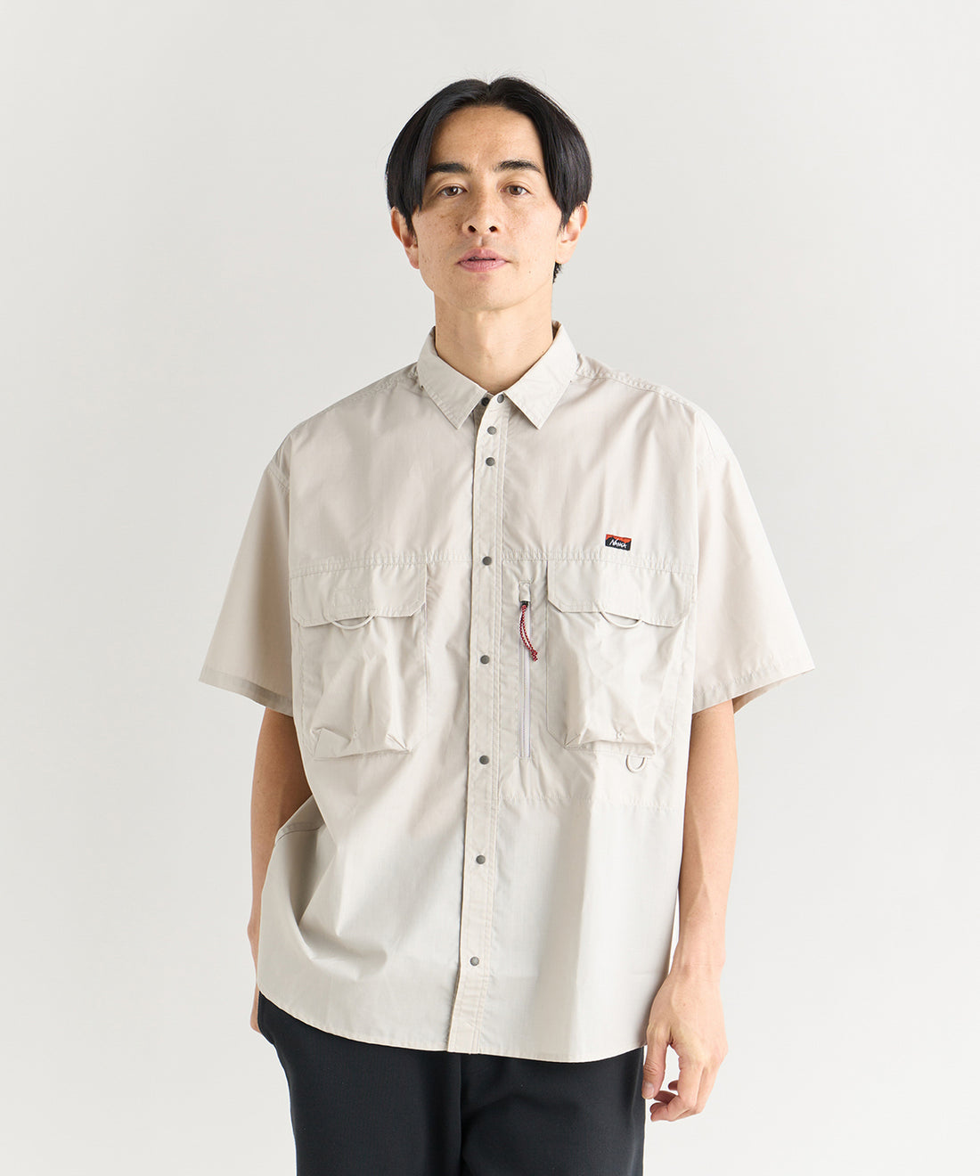 NANGA MOUNTAIN FIELD S/S SHIRT(MEN) / 機能山系短袖立領襯衫 (日本直営店限定)