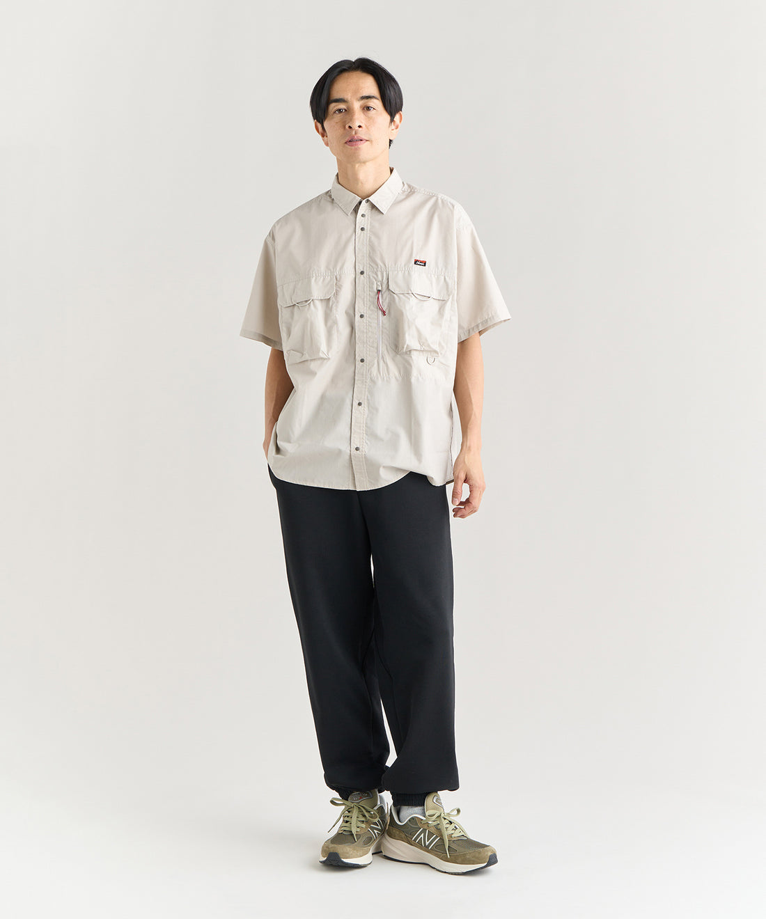 NANGA MOUNTAIN FIELD S/S SHIRT(MEN) / 機能山系短袖立領襯衫 (日本直営店限定)