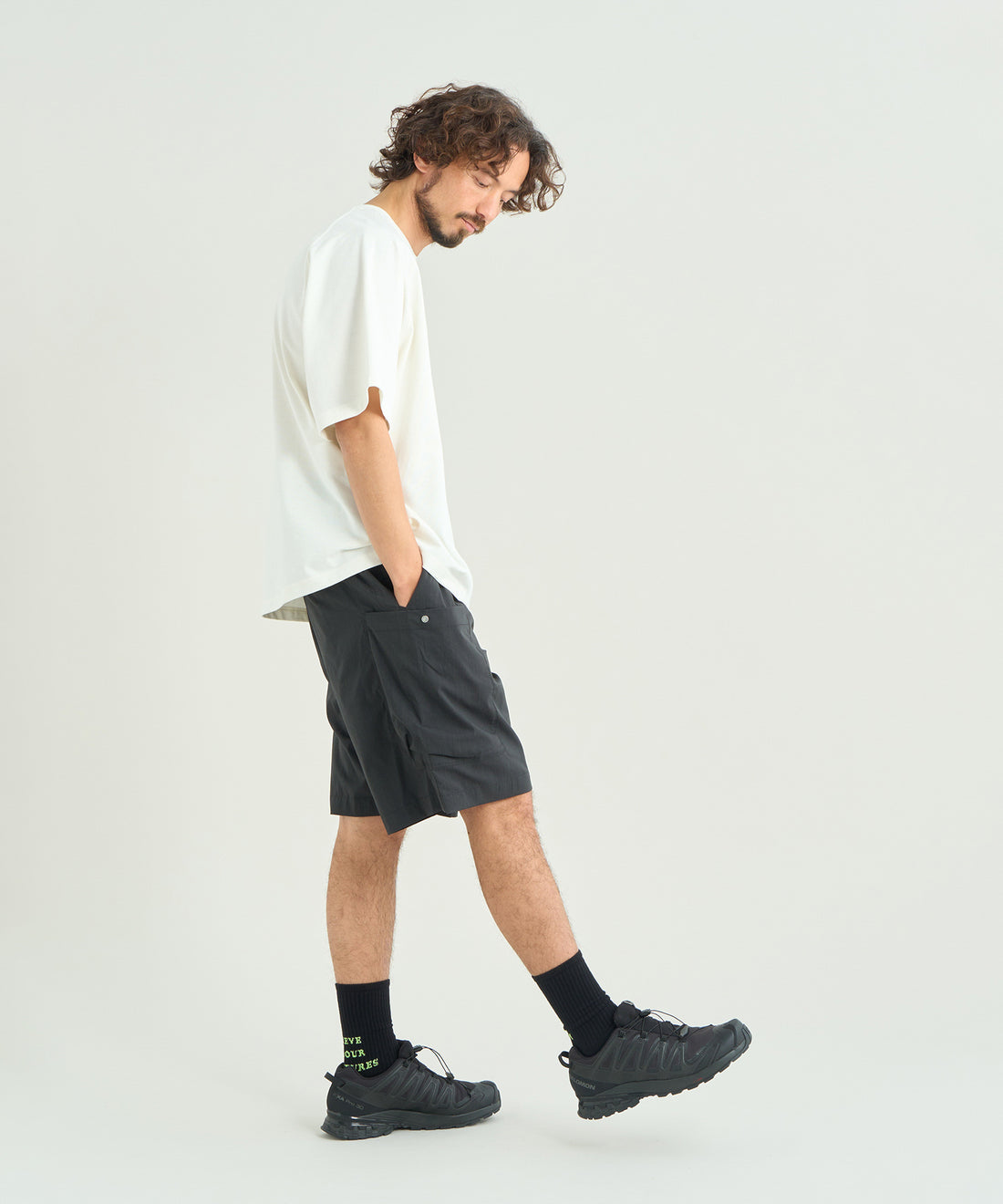NANGA ECO HYBRID BOX LOGO LOOSE FIT TEE / 寬鬆短袖T恤