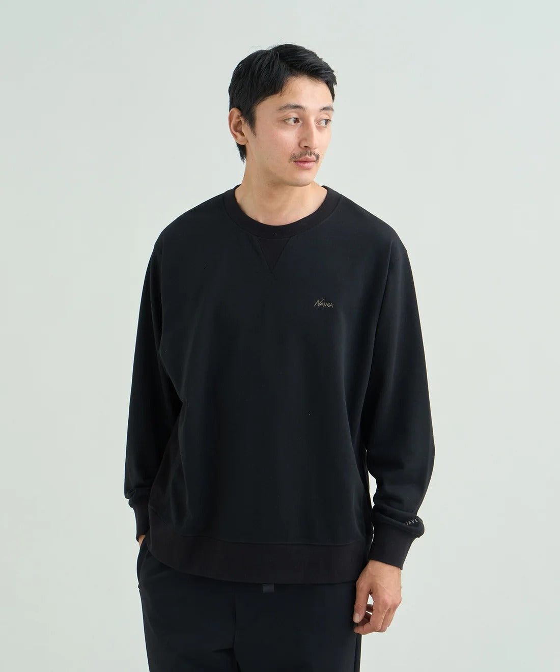 NANGA / DRY MIX TERRY CREW SWEAT 速乾毛圈圓領衛衣
